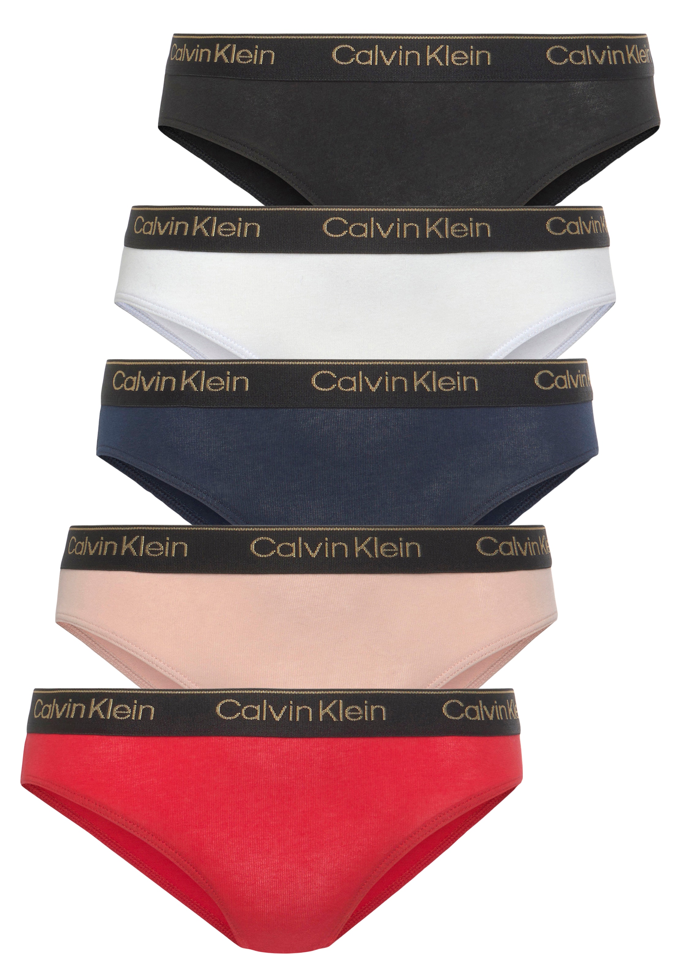 Calvin Klein Bikinislip 5PK BIKINI Packung 5 St 5er Pack Mit