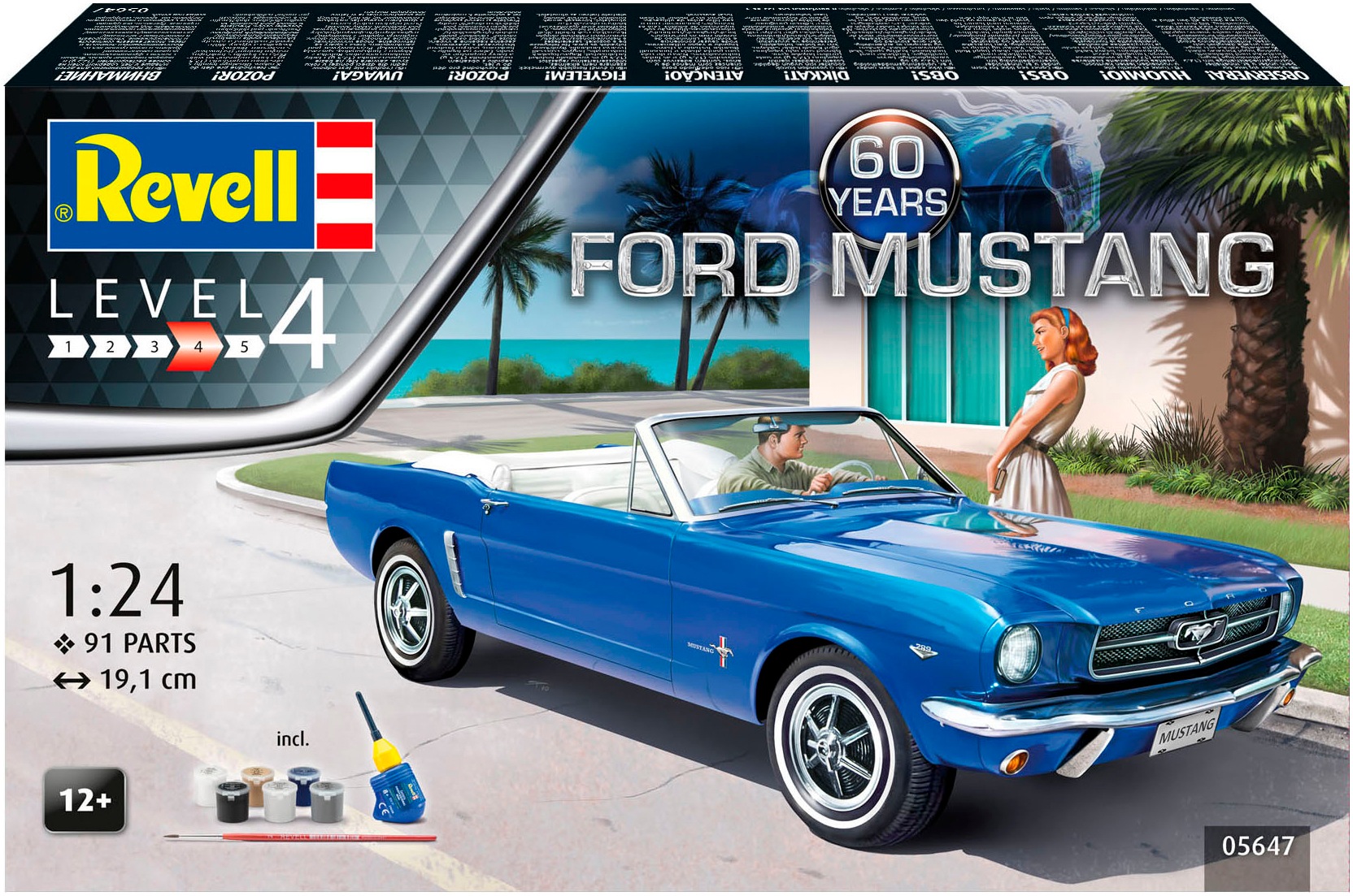 Revell® Modellbausatz »Geschenkset 60 Jahre Ford Mustang«