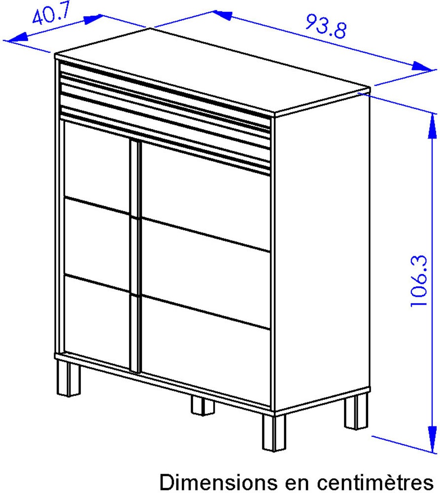 Gami Schlafzimmer-Set »ARIA« Set, 3 tlg. Ein sehr funktionaler Kleiderschrank