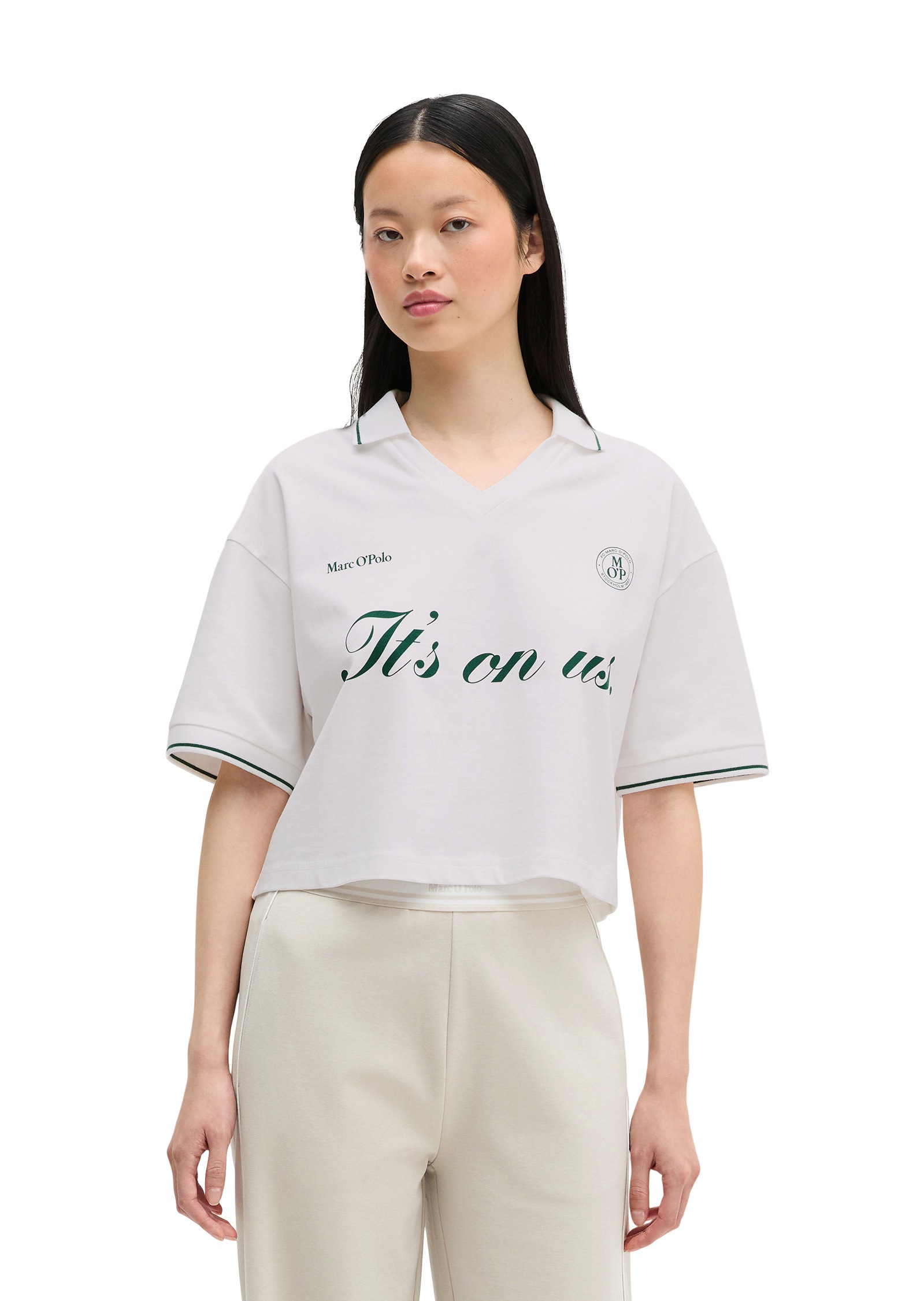 Marc O'Polo T-Shirt »aus Heavy Jersey«