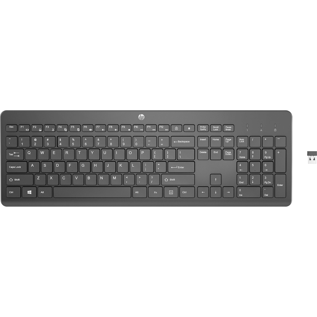 HP Tastatur »230«, (Fn-Tasten-Ziffernblock)