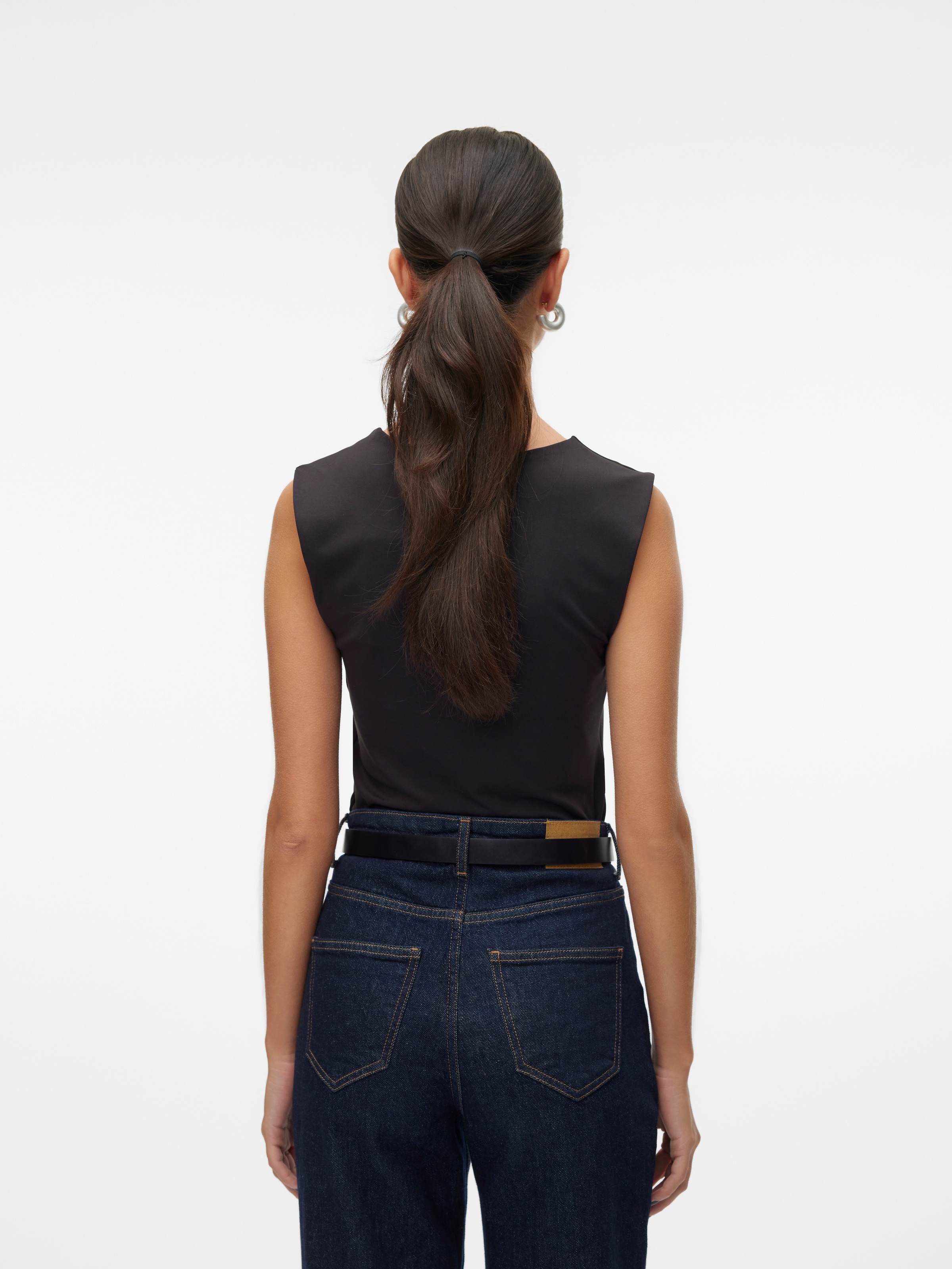 Vero Moda Shirttop »VMMILLION SL SQUARE NECK TOP JRS NOOS«