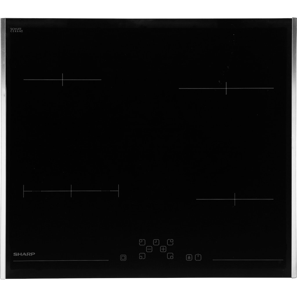 Sharp Elektro-Kochfeld von SCHOTT CERAN®, KH-6V08FT00-EU