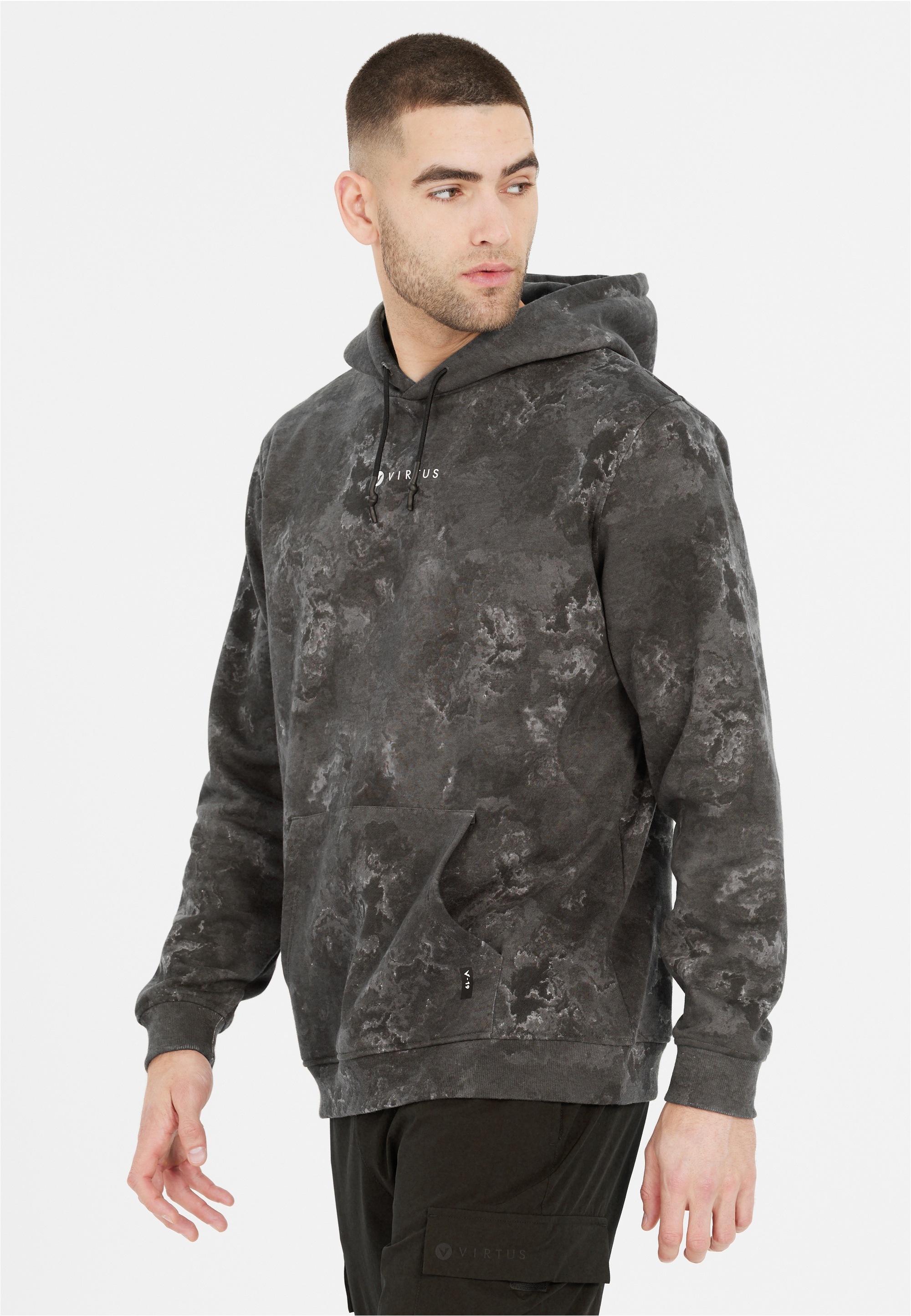Virtus Kapuzensweatshirt »Callum«, mit angesagtem Allover-Print