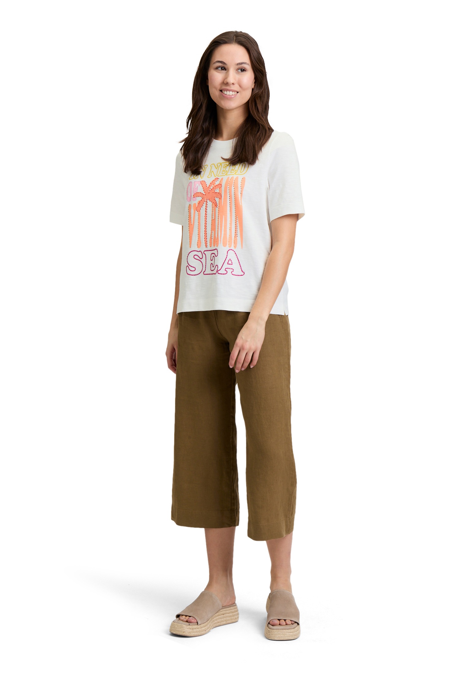 Cartoon Kurzarmshirt »Cartoon Printshirt mit Rundhalsausschnitt«, (1 tlg.), Hotfix