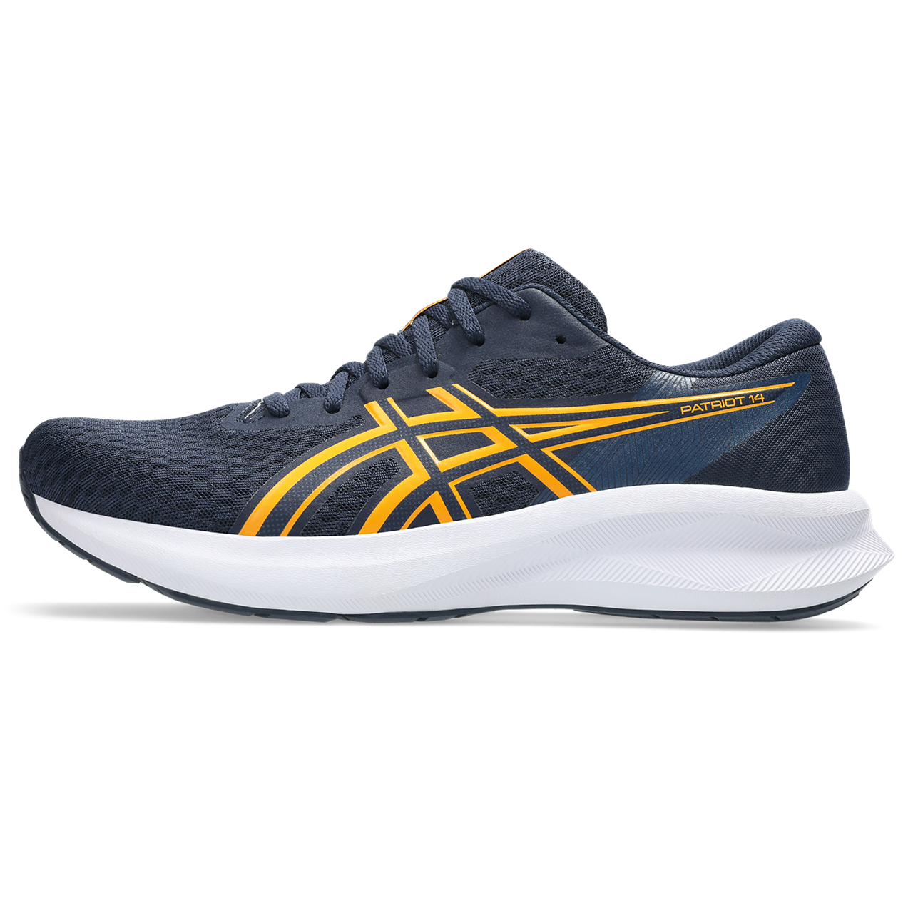 Asics Laufschuh »PATRIOT 14«  atmungsaktives Mesh-Obermaterial, Energiegeladene Mittelsohle
