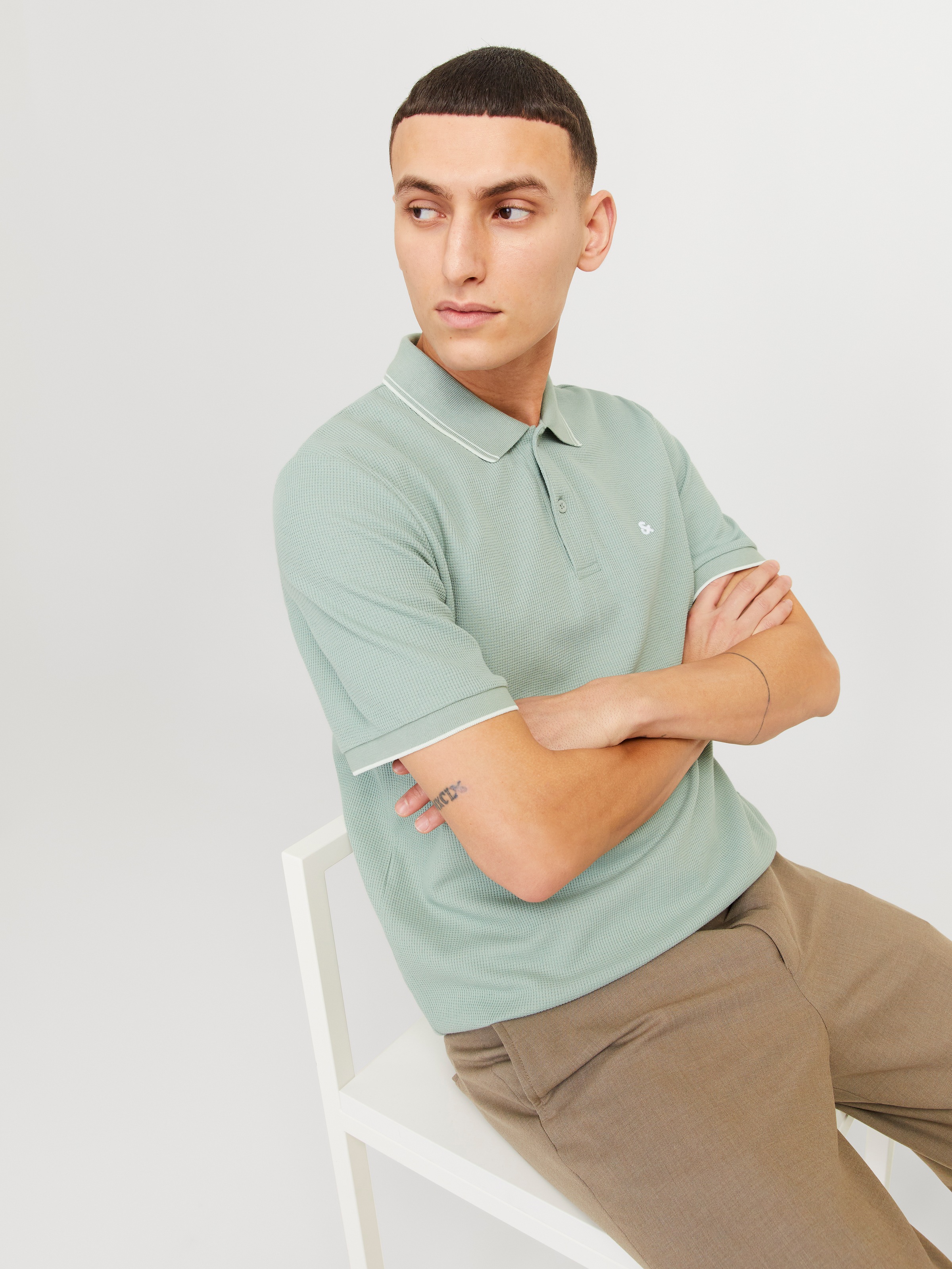 Jack & Jones Poloshirt "JJEAUSTIN POLO SS NOOS", mit Logo Stickerei günstig online kaufen