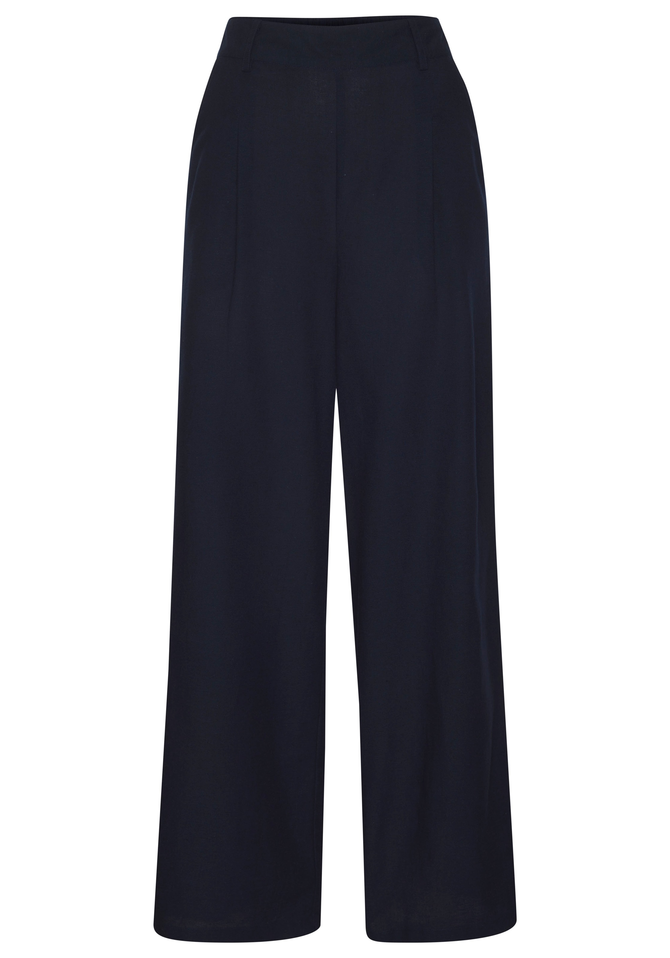 LASCANA Palazzohose, mit Gürtelschlaufen, Leinenhose, Sommerhose, casual günstig online kaufen