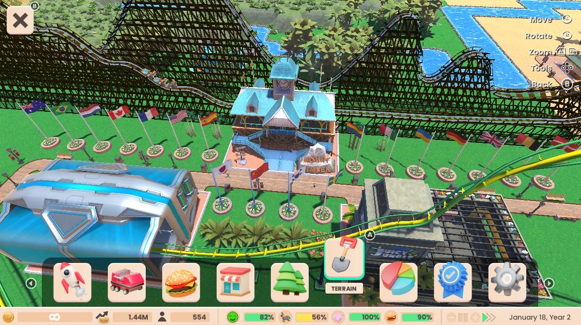 ATARI Spielesoftware »RollerCoaster Tycoon Adventures Deluxe«, PlayStation 4