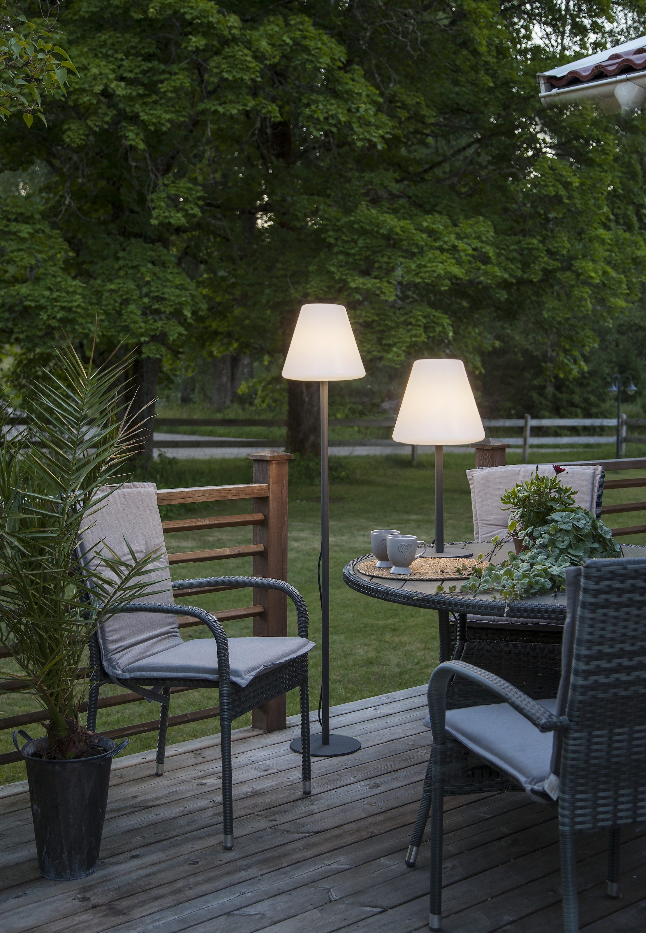 Parforce Traditional Hunting LED Außen-Stehlampe »Stehleuchte Kreta« E27 1 Stk. 150cm Höhe, E27-Fassung, max 25 W, 3 m H05RN-F-Kabel, IP65