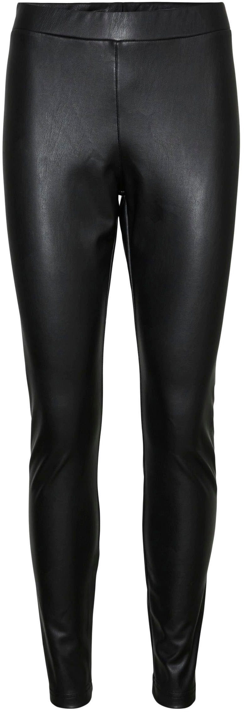 Vero Moda Lederimitathose »VMGANA MR PL LEGGING«