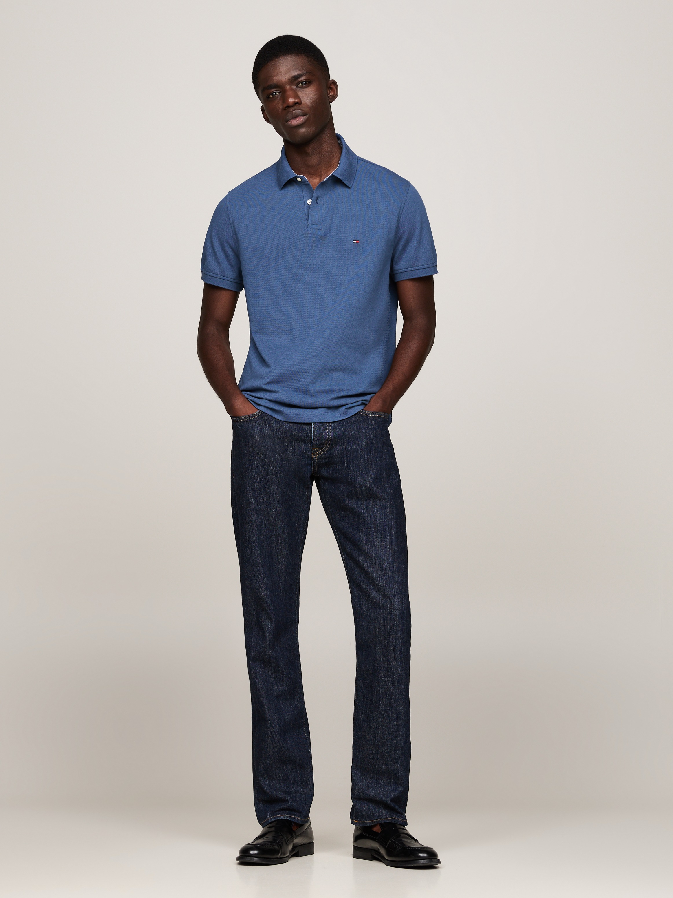 Tommy Hilfiger Poloshirt »1985 REGULAR POLO«, mit Tommy Hilfiger Kontraststreifen innen am Kragen