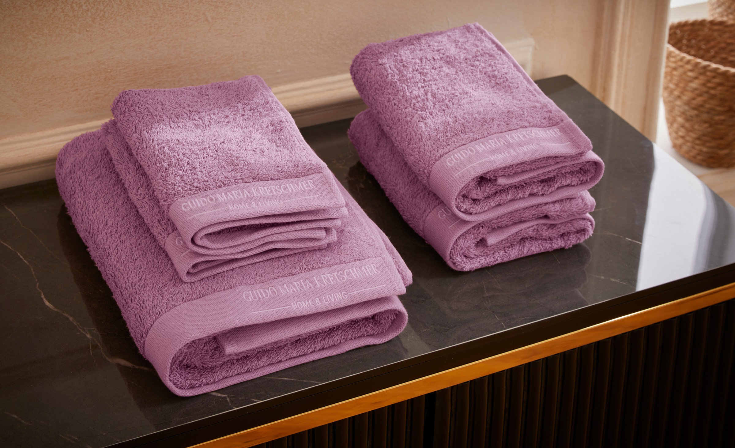 Guido Maria Kretschmer Home&Living Handtuch Set "Mila" Set 5 Stk. Walkfrott günstig online kaufen