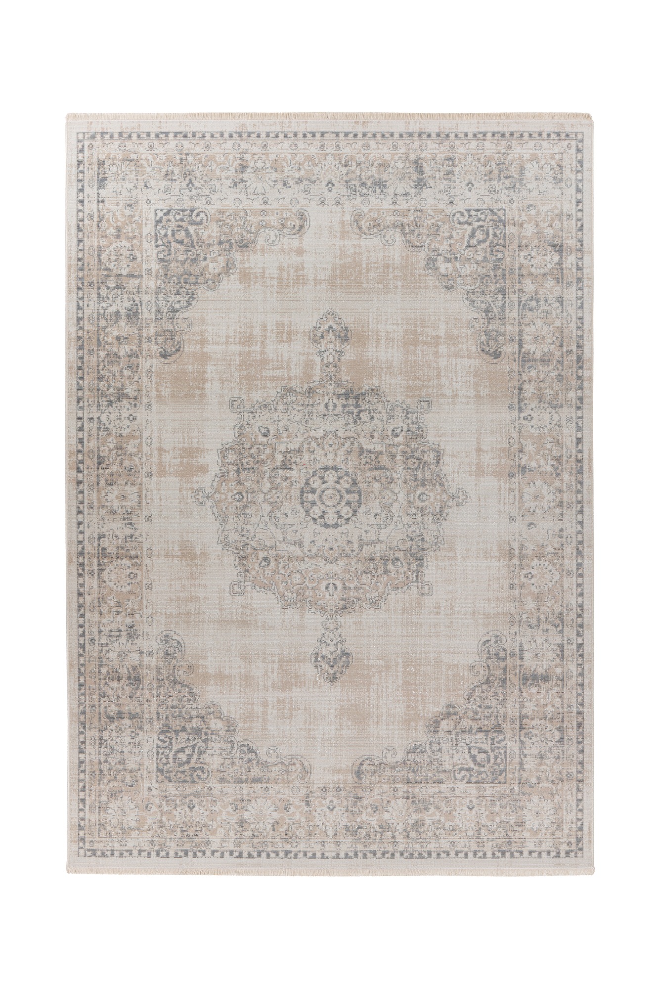 Kayoom Teppich »Milan 125«, rechteckig, 5 mm Höhe, ca. 436.800 Points/qm, Kurzflorteppich, weiche Haptik, hochwertig