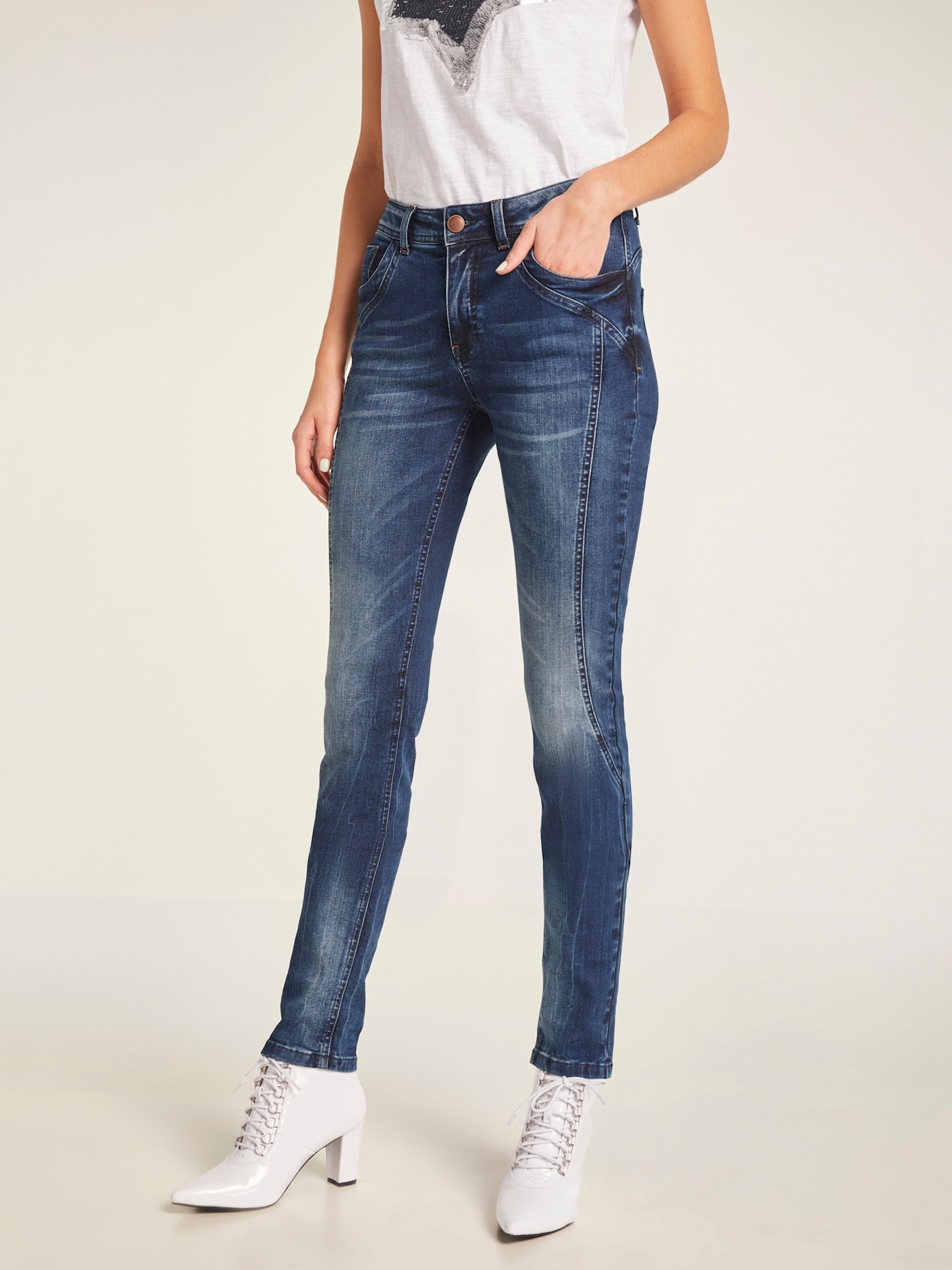 heine Röhrenjeans 1 Stk. tlg. günstig online kaufen