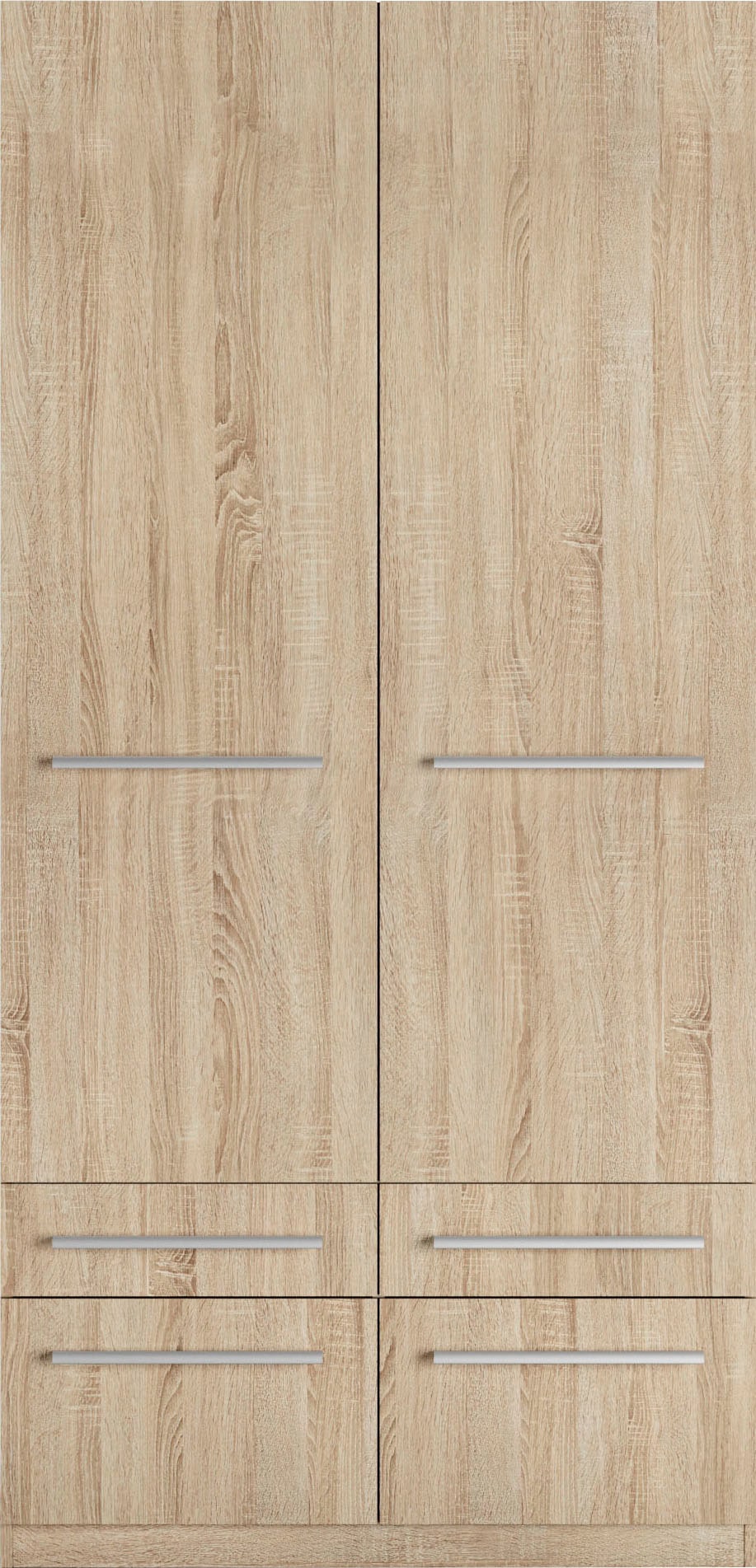 priess Kleiderschrank »Schrank Garderobe Wäscheschrank Barcelona in 5 Breiten«, viel Stauraum, geräumige Schubkästen, mit Spiegel, MADE IN GERMANY