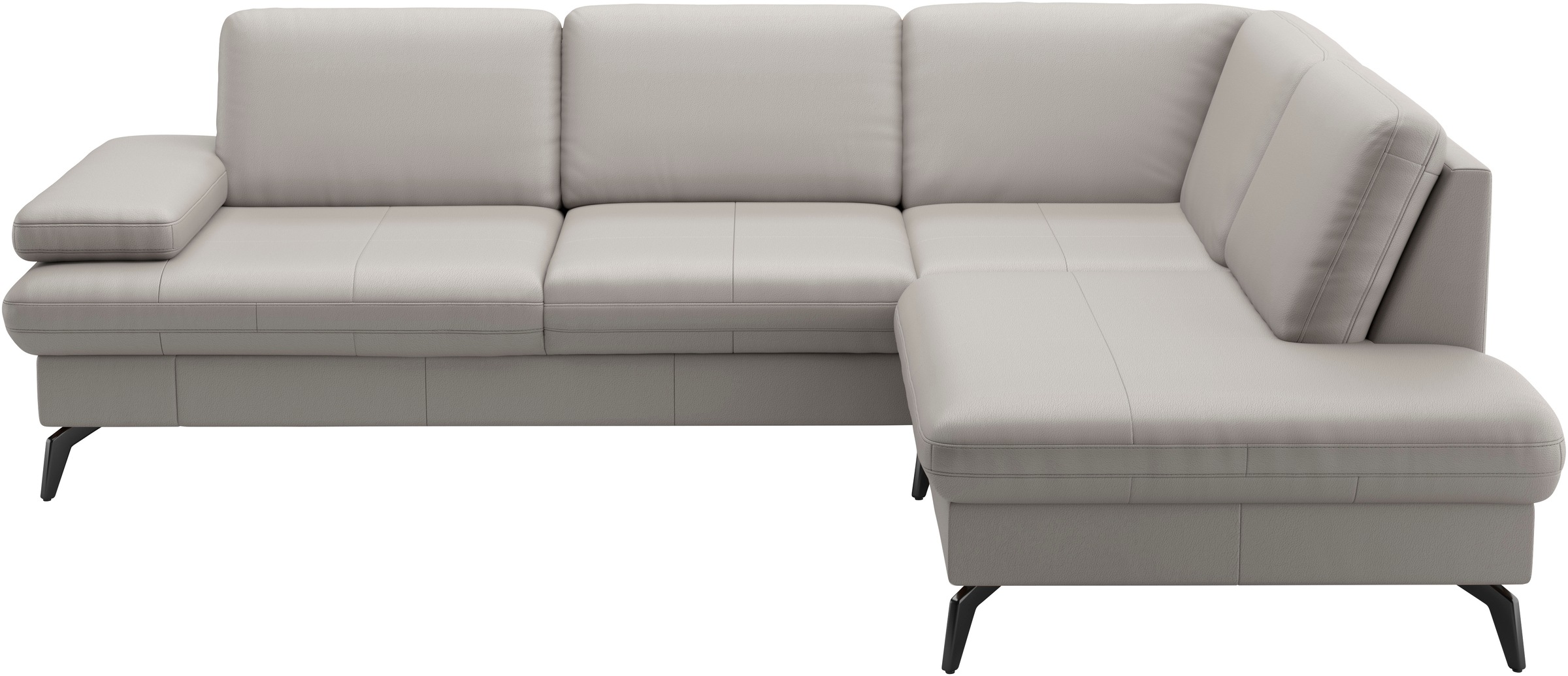 sit&more Ecksofa »Morris L-Form, inkl. Sitztiefenverstellung«, wahlweise mit Armteilverstellung, Bettfunktion & Bettkasten