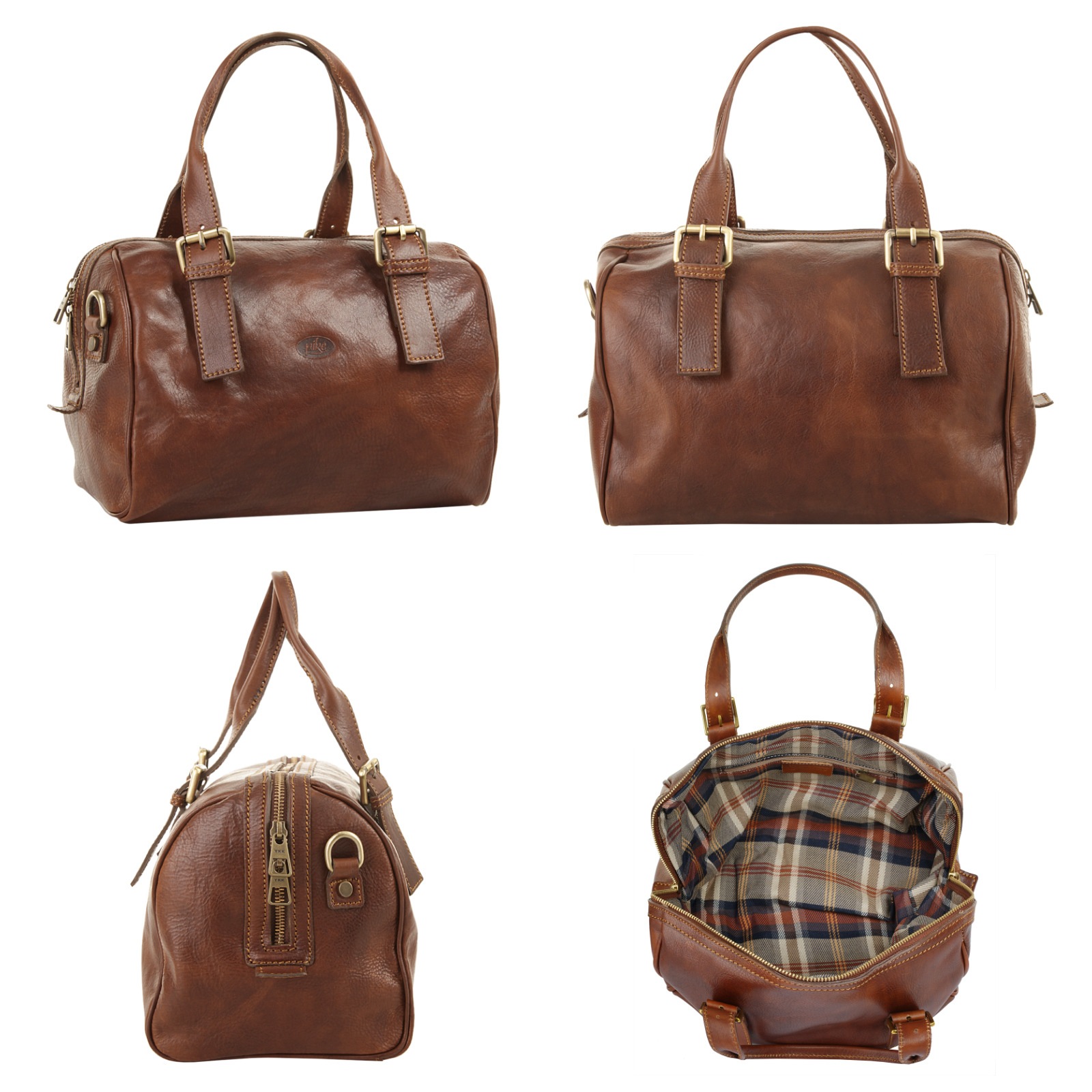 Piké Henkeltasche, echt Leder, Made in Italy günstig online kaufen
