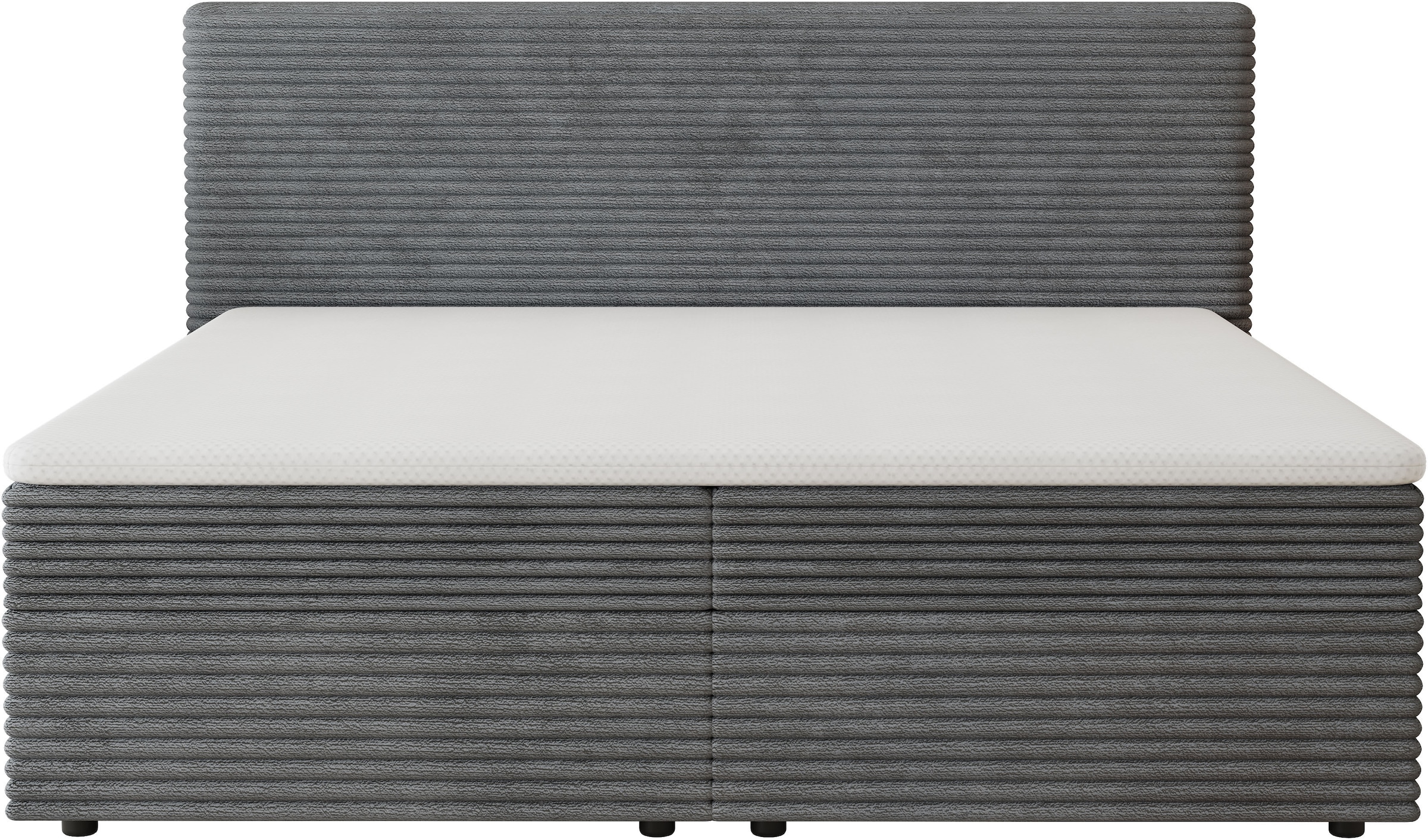 OTTO home Boxbett »ALVVIA, Polsterbett mit Bettkasten und Taschenfederkernmatratze (H3)« 180x200cm Liegefläche, Komfortschaumtopper (4cm)