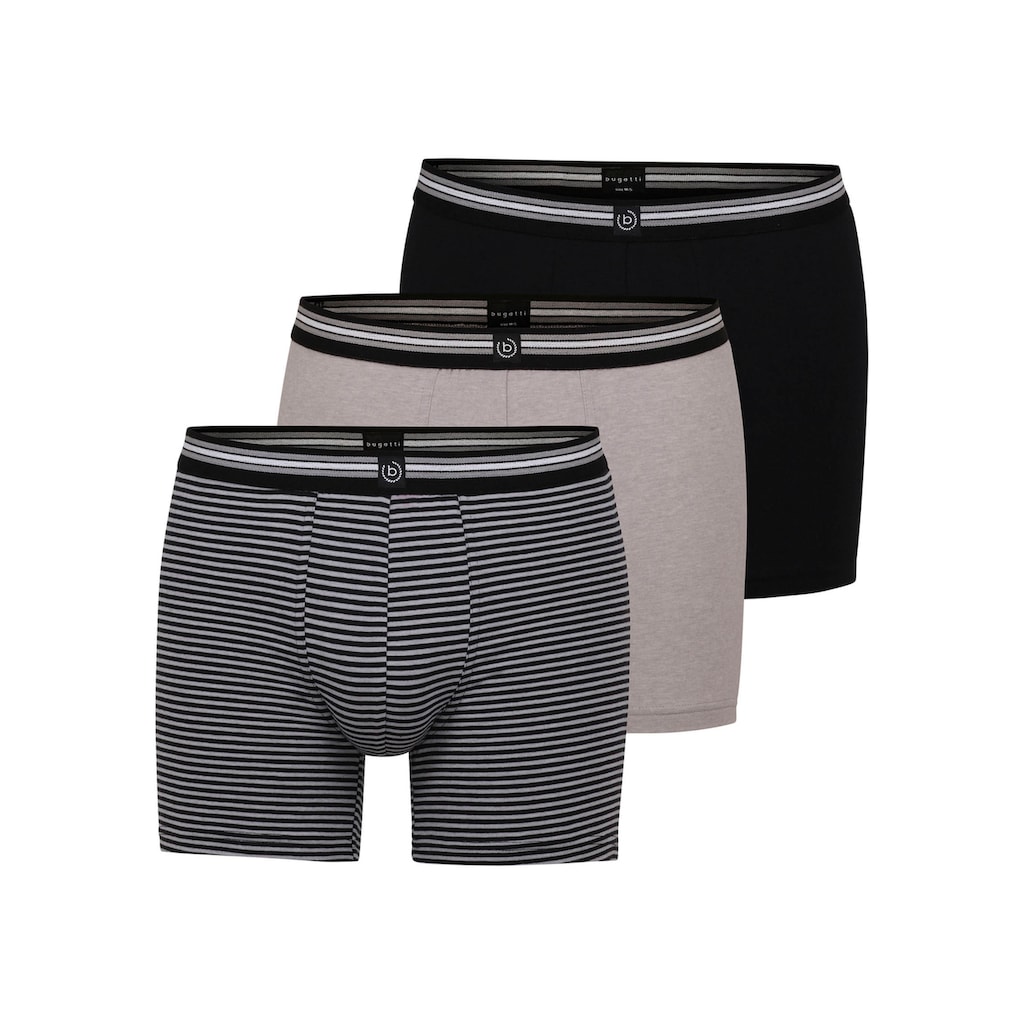 bugatti Boxershorts »Prag«, (3 St.)