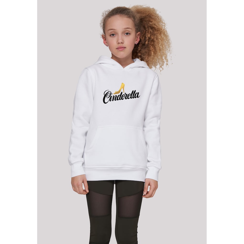 F4NT4STIC Hoodie »F4NT4STIC Kinder Cinderella Shoe Logo -WHT with Basic Kids Hoody«, (1 tlg.)