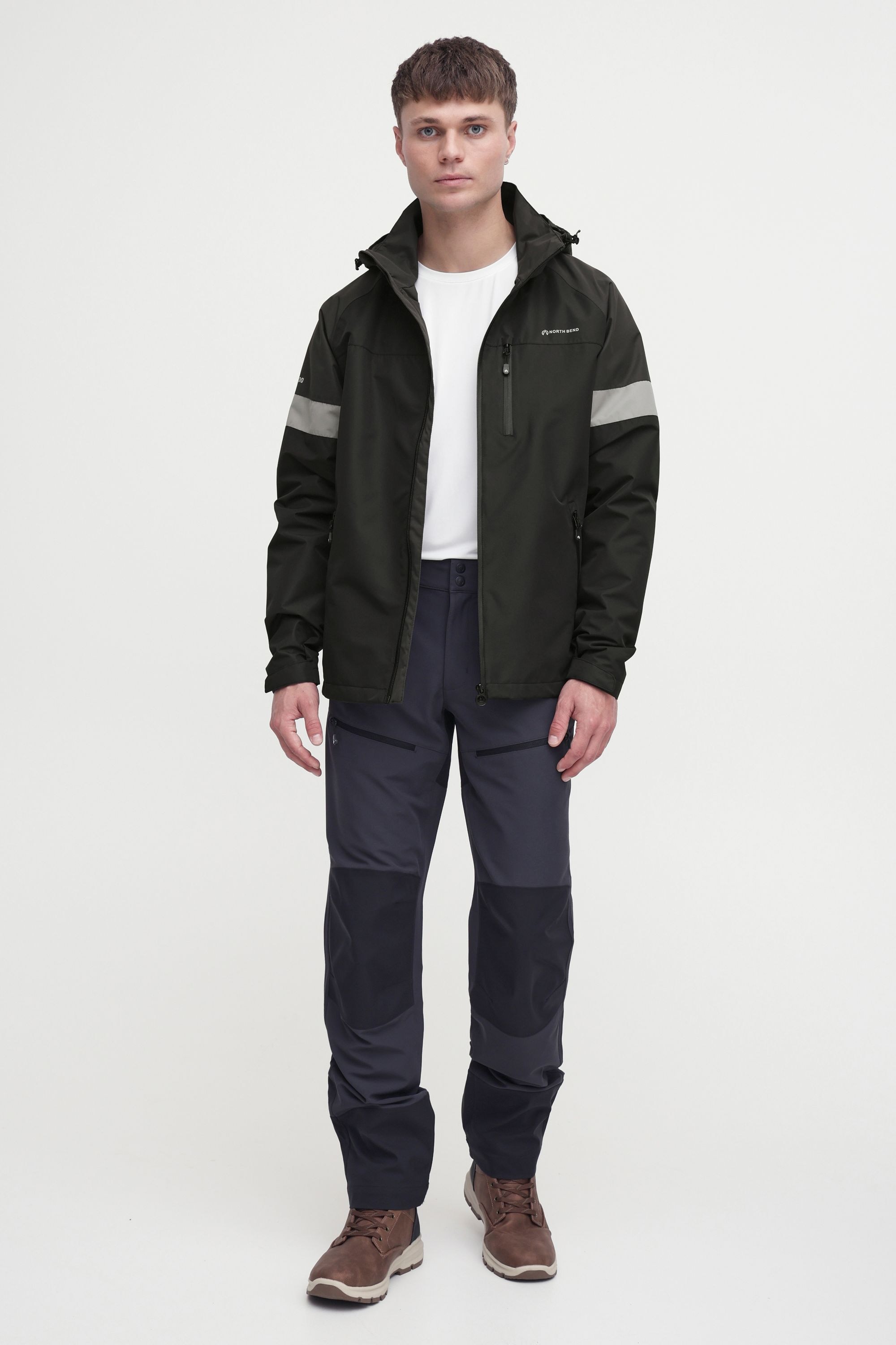 North Bend Funktionsjacke »Funktionsjacke NBTompkins M W-PRO 10.000 mit wasserdichter Beschichtung«