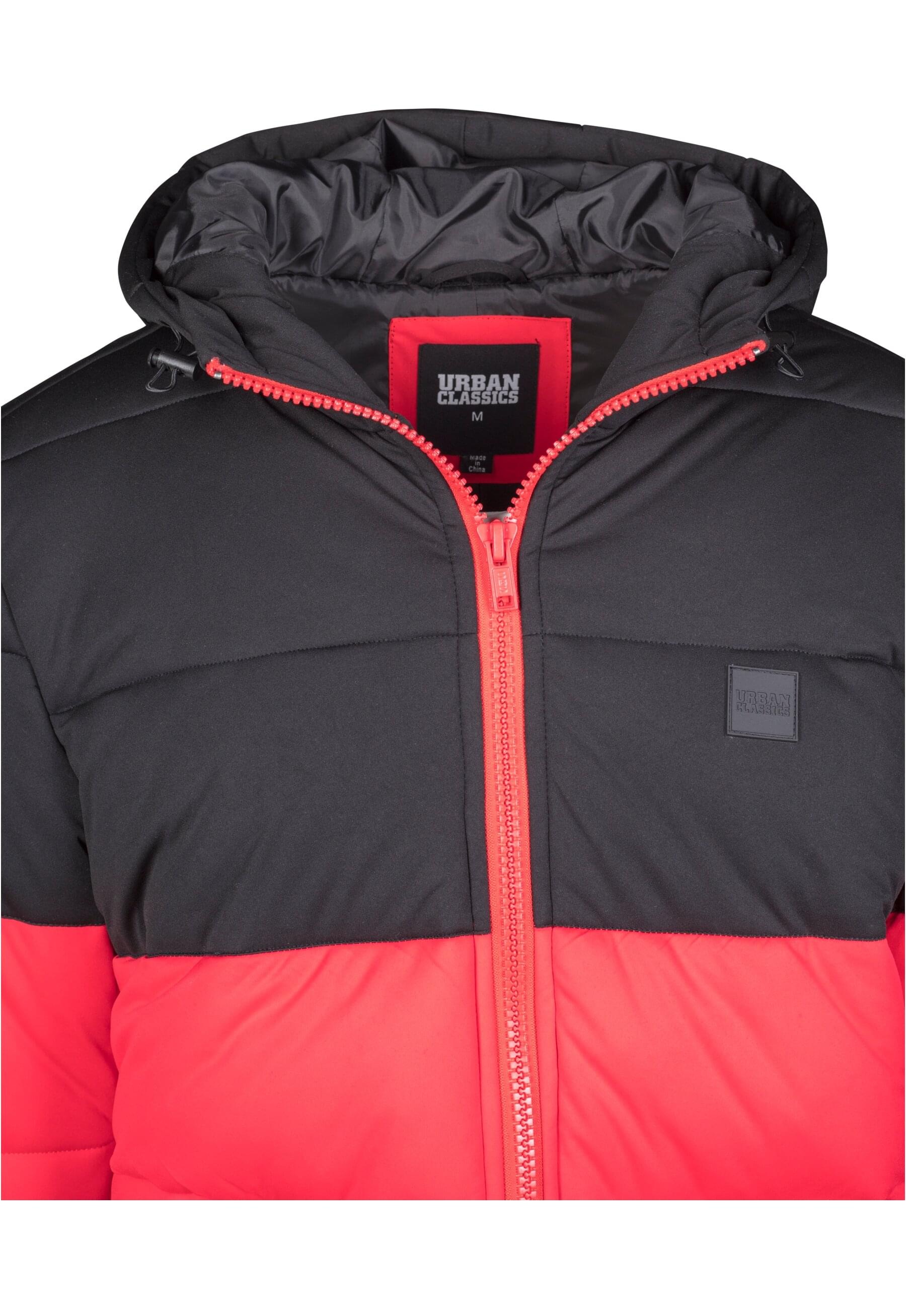 URBAN CLASSICS Winterjacke »Urban Classics Herren Hooded 2-Tone Puffer Jacket«, (1 St.), mit Kapuze