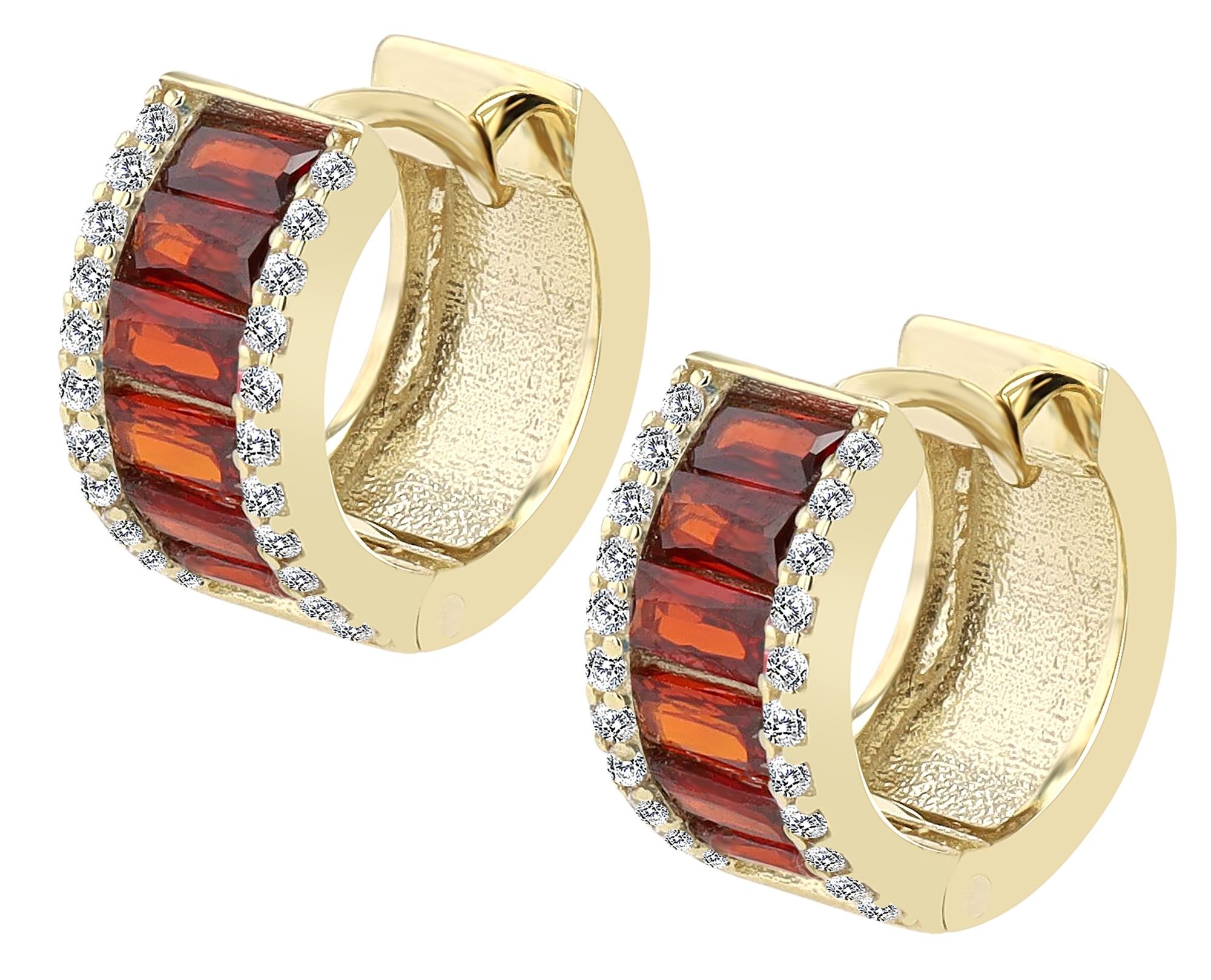 Adelia´s Klappcreolen "Damen Ohrringe – Klappcreole aus 333 Gold mit Zirkon günstig online kaufen