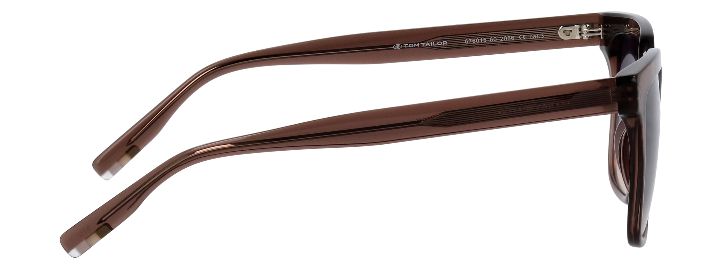 TOM TAILOR Sonnenbrille »Modell 676015« Form Karree/Soft, Logoschriftzug auf Bügel, Kunststofffassung