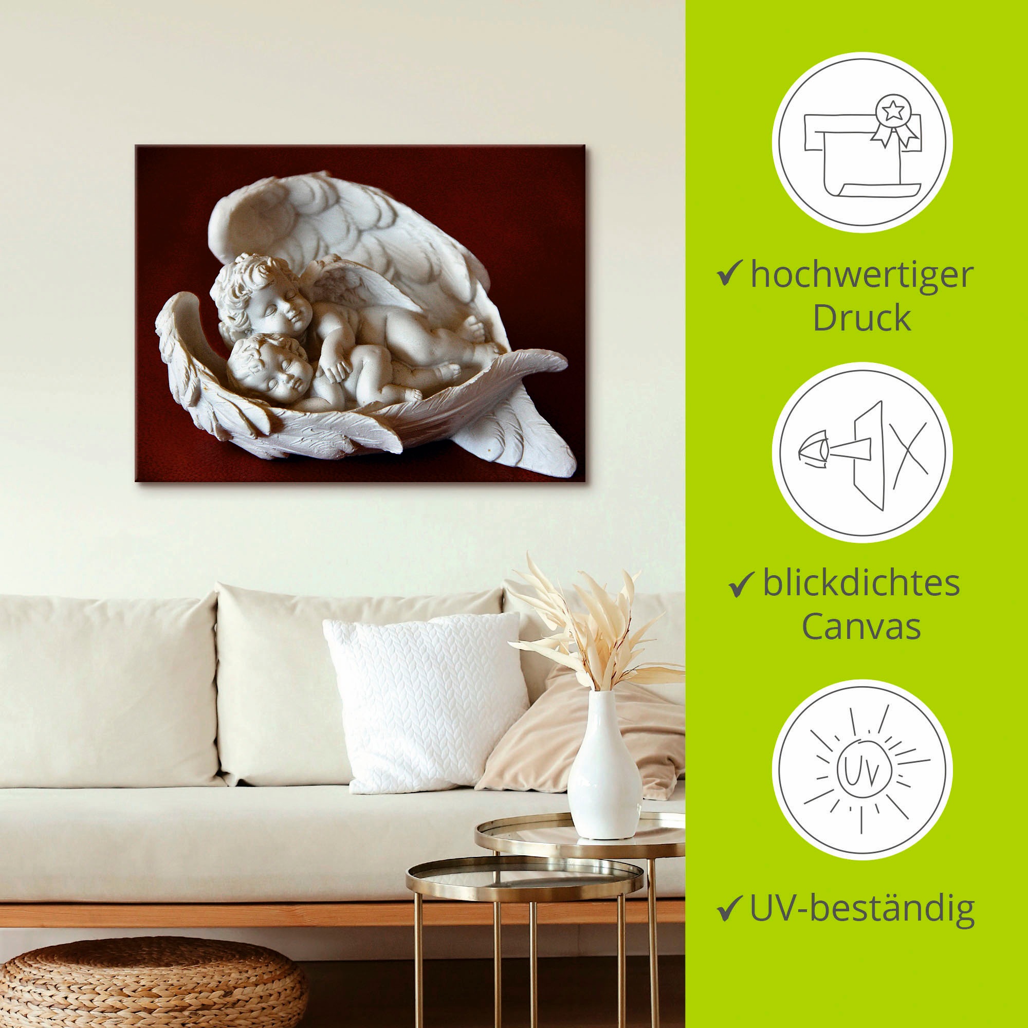Artland Wandbild »Engel«, Religion, (1 St.), als Leinwandbild, Wandaufkleber in verschied. Größen