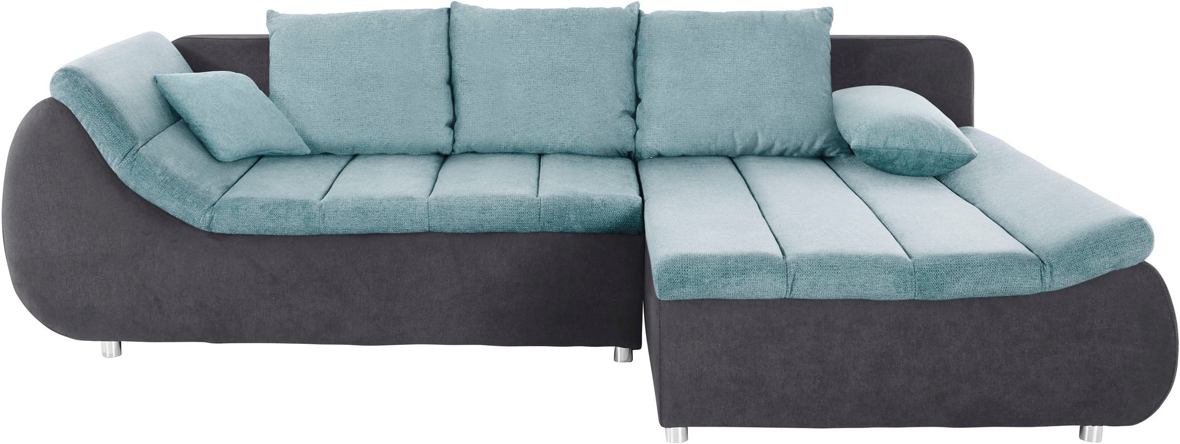 INOSIGN Ecksofa "Imola, elegant und modern, aktuelle Steppung im Sitz, bequ günstig online kaufen