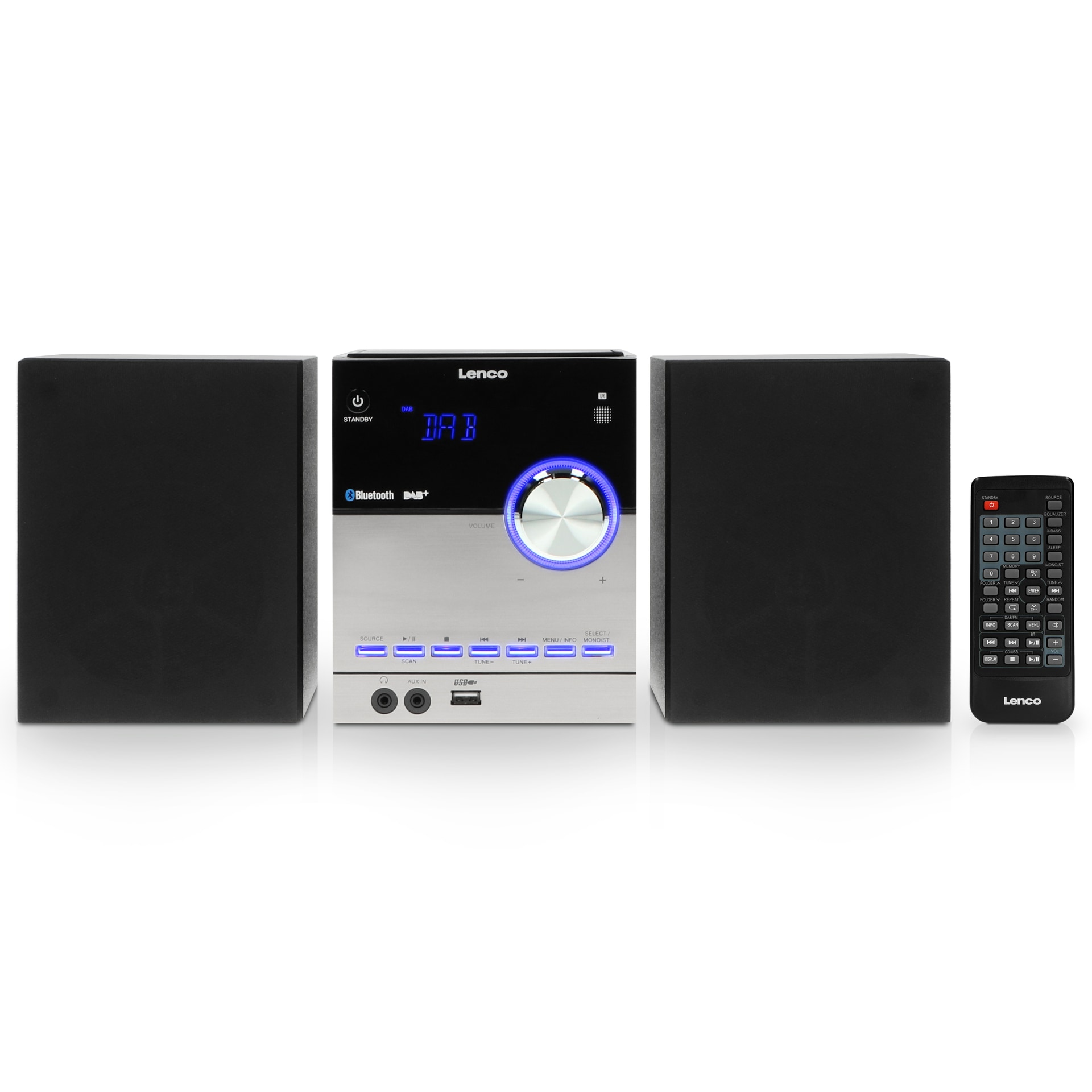 Microanlage »MC-150 Micro Stereoanlage mit DAB+, FM, CD, BT, USB«, (Bluetooth...