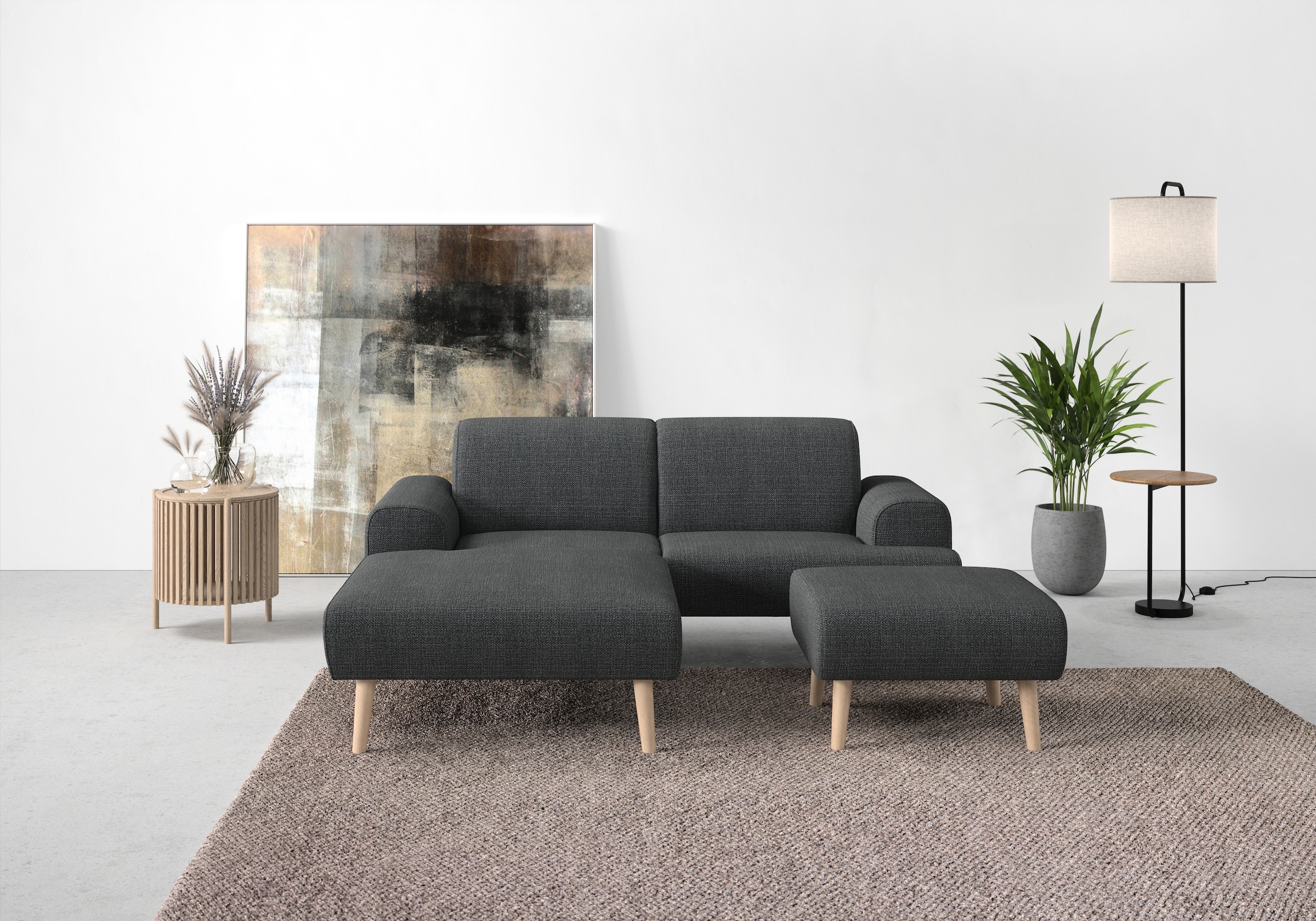 andas Polsterhocker »Swift«, passend zur Serie "Swift", B/T/H: 75/68/44 cm