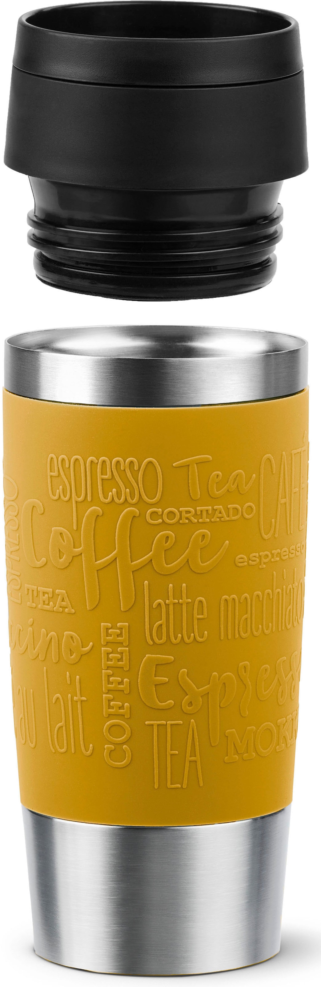 Emsa Thermobecher »Travel Mug Classic, mit 360°-Trinköffnung«, 4h heiß, 8h kalt - 360 ml / 6h heiß, 12h kalt - 500 ml, 100% dicht