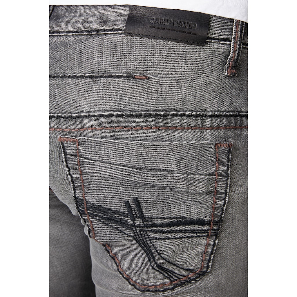 CAMP DAVID Comfort-fit-Jeans, mit Stretch-Anteil