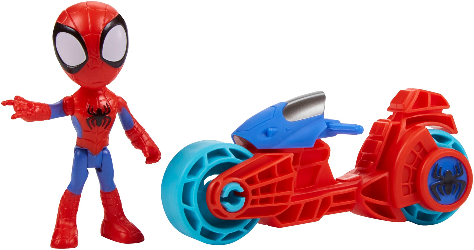 Actionfigur »Marvel Spidey and His Amazing Friends, Spidey mit Motorrad«