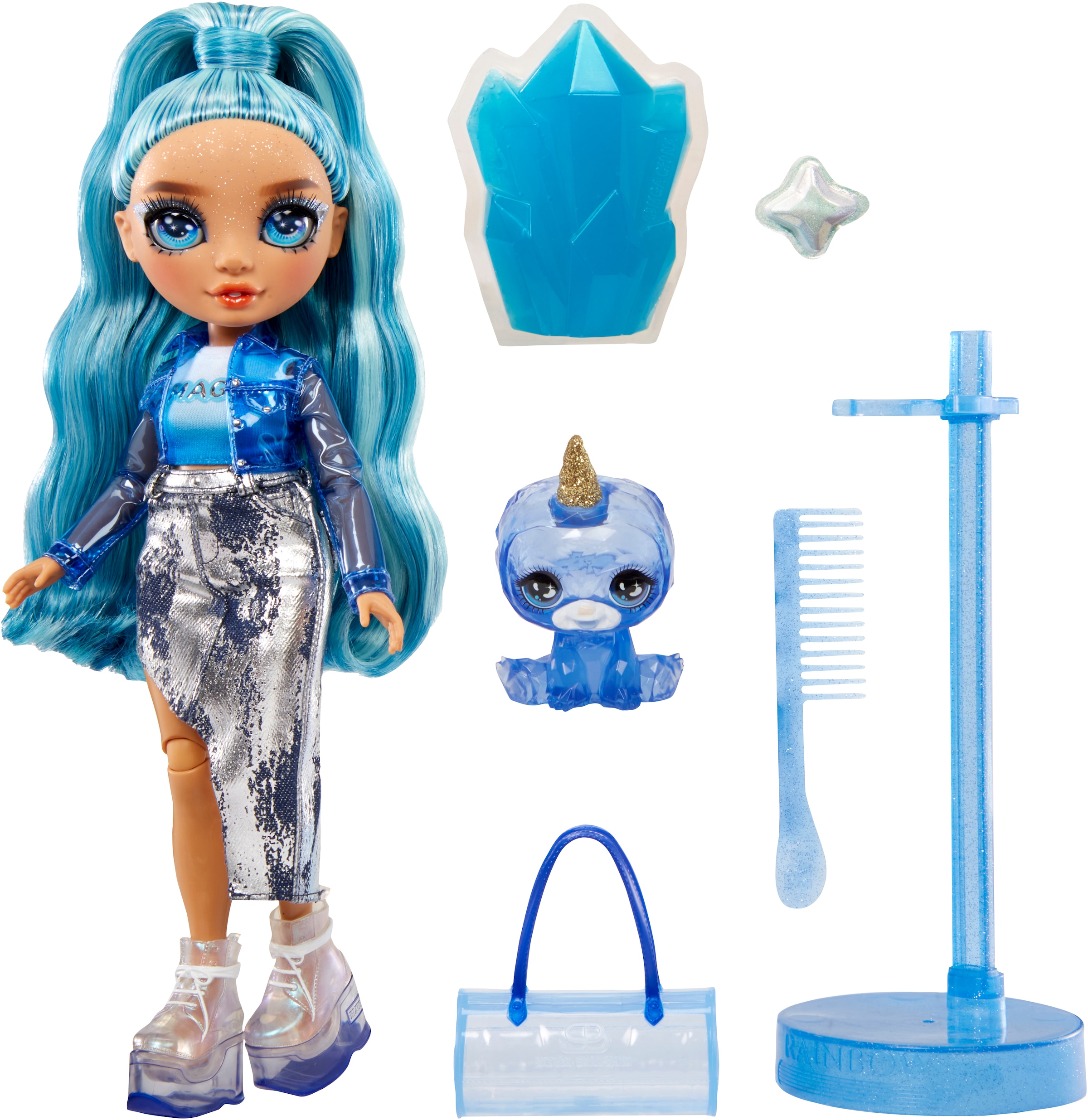 Anziehpuppe »Classic Rainbow Fashion Doll - Skyler (blue)«