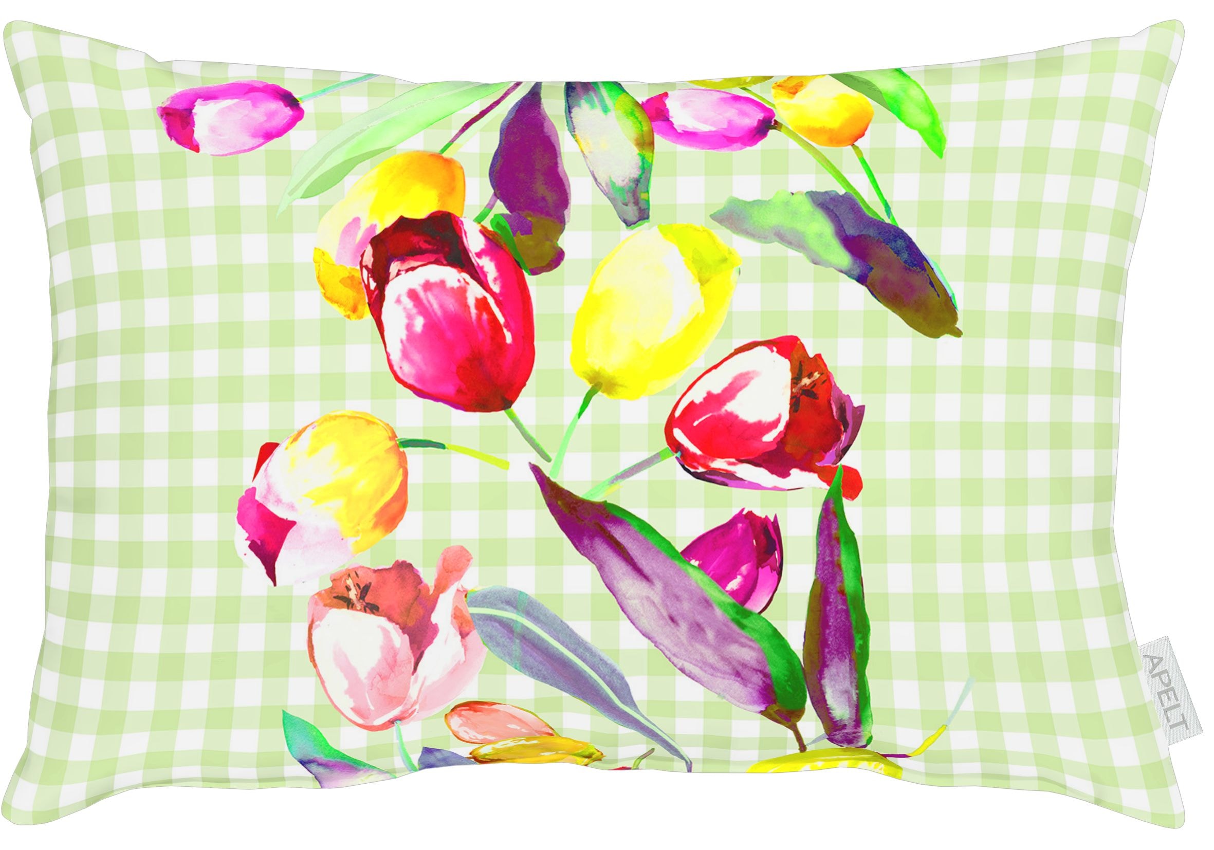 Dekokissen APELT, B:50cm H:10cm L:35cmgrün, bunt, bedruckt, Mischgewebe, Dekokissen_Sitzkissen_Kissenhüllen, "3106"