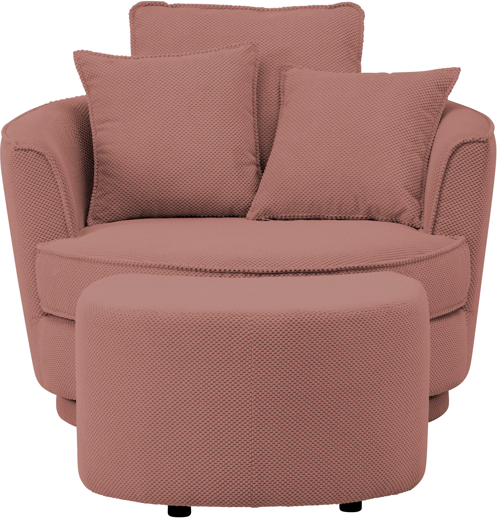 Leonique Drehsessel "MAISIE, Love Seat XXL Lese-Sessel, Big-Sessel mit Hock günstig online kaufen