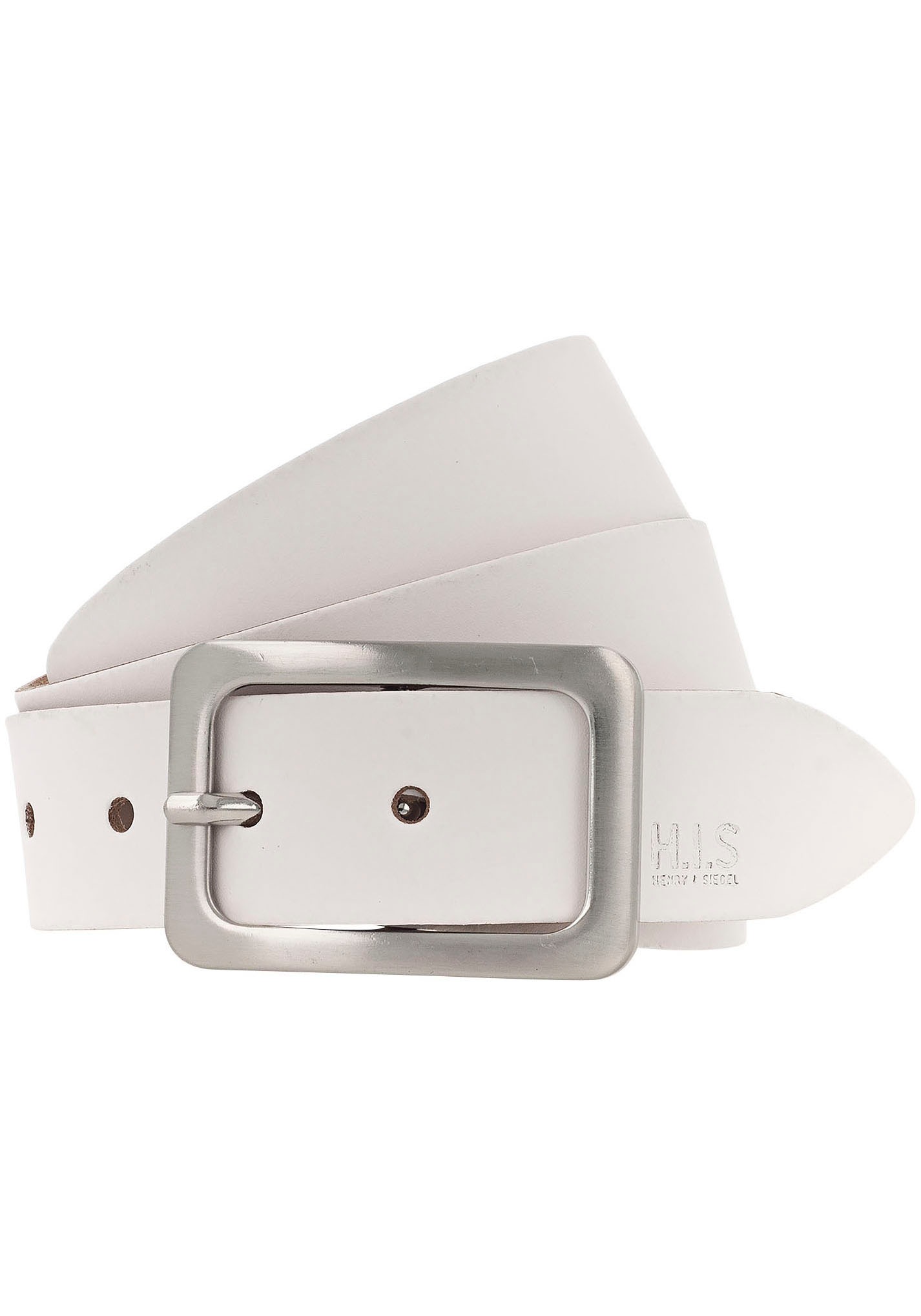 glänzend | online Ledergürtel, in Schließe satiniertem Silber H.I.S BAUR kaufen