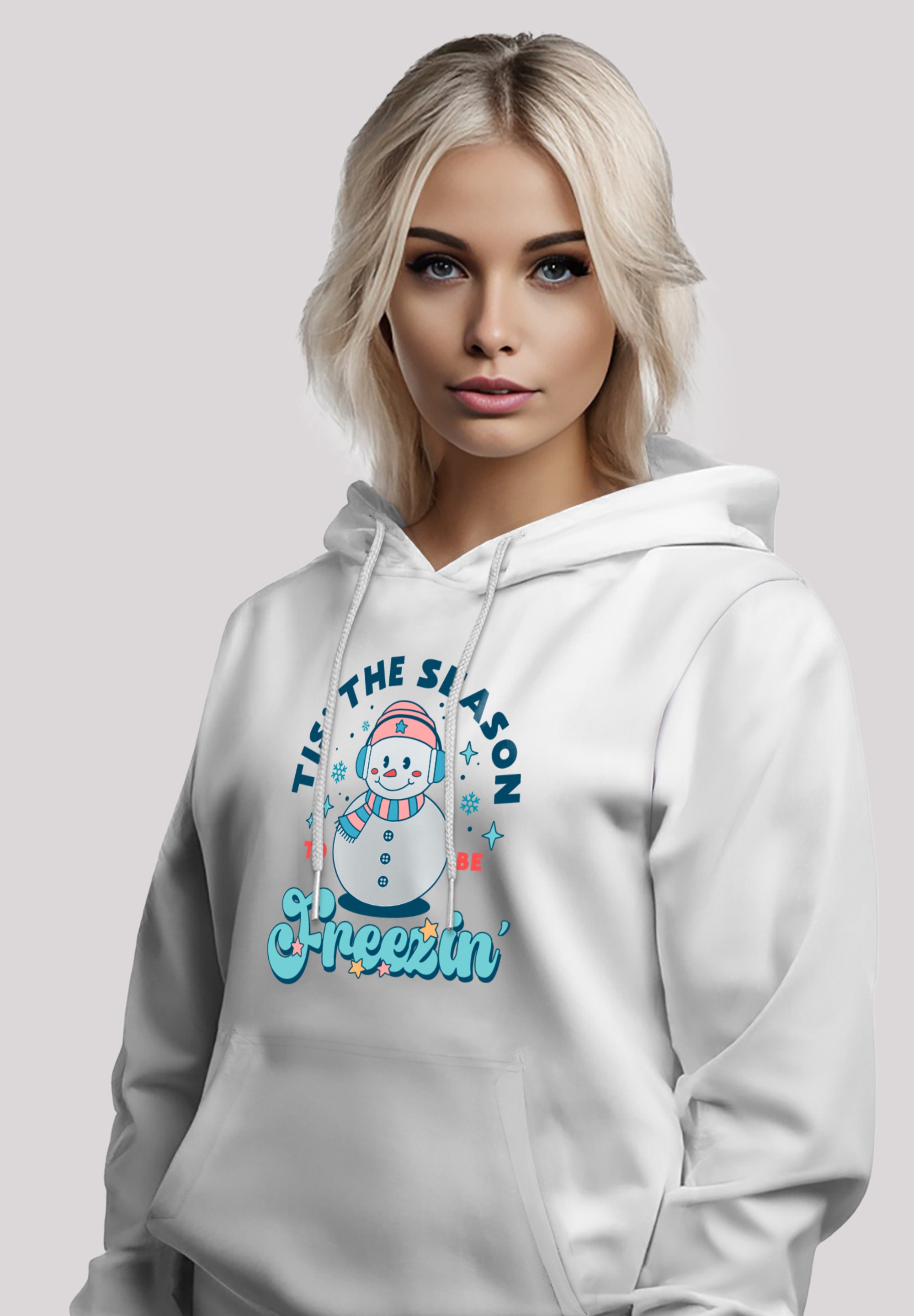 F4NT4STIC Kapuzenpullover »Tis The Season to Be Freezin Winter«, Premium Qualität