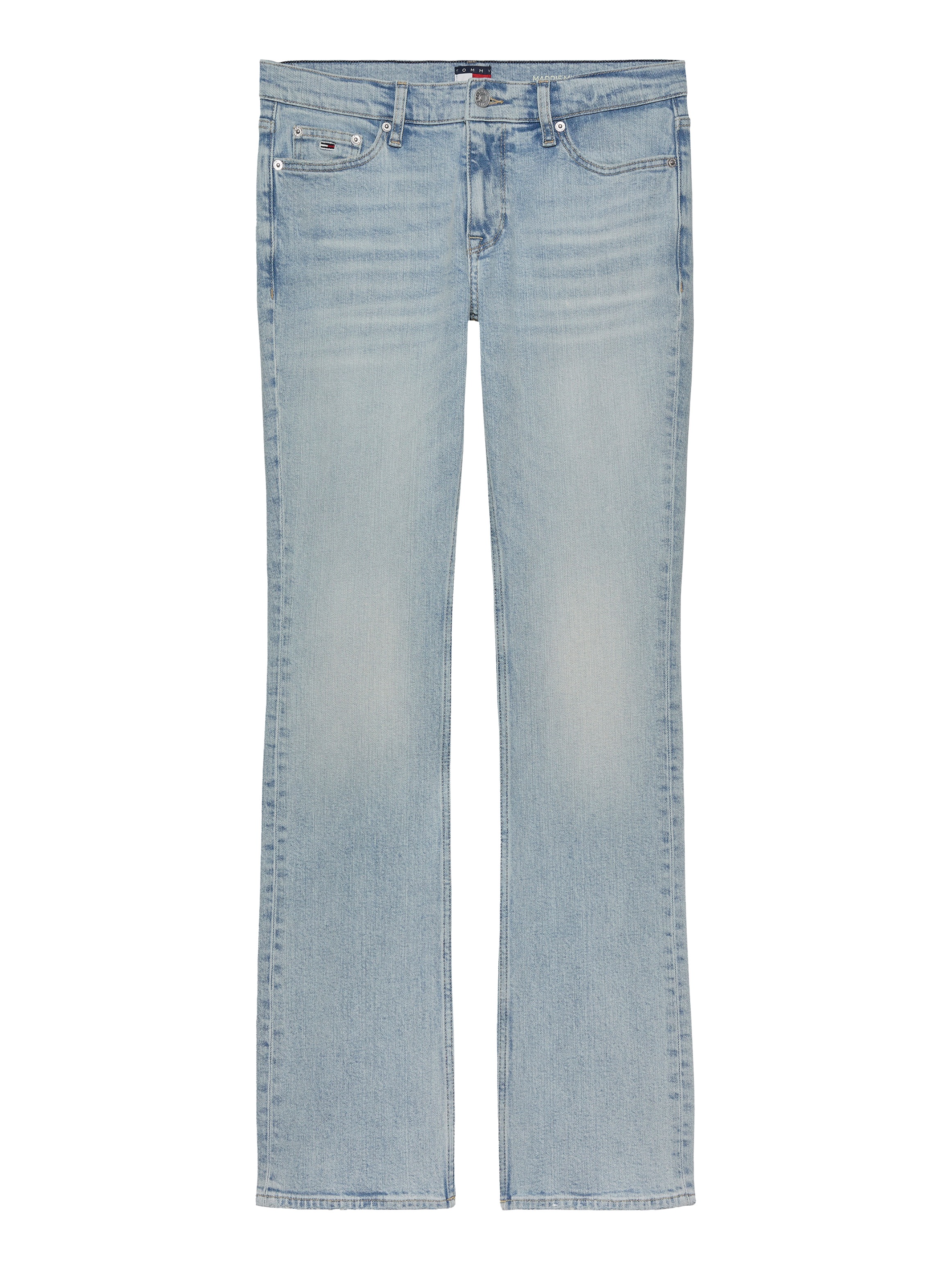 Tommy Jeans Bootcut-Jeans »Maddie Mid Rise Bootcut« in hellblauer Waschung