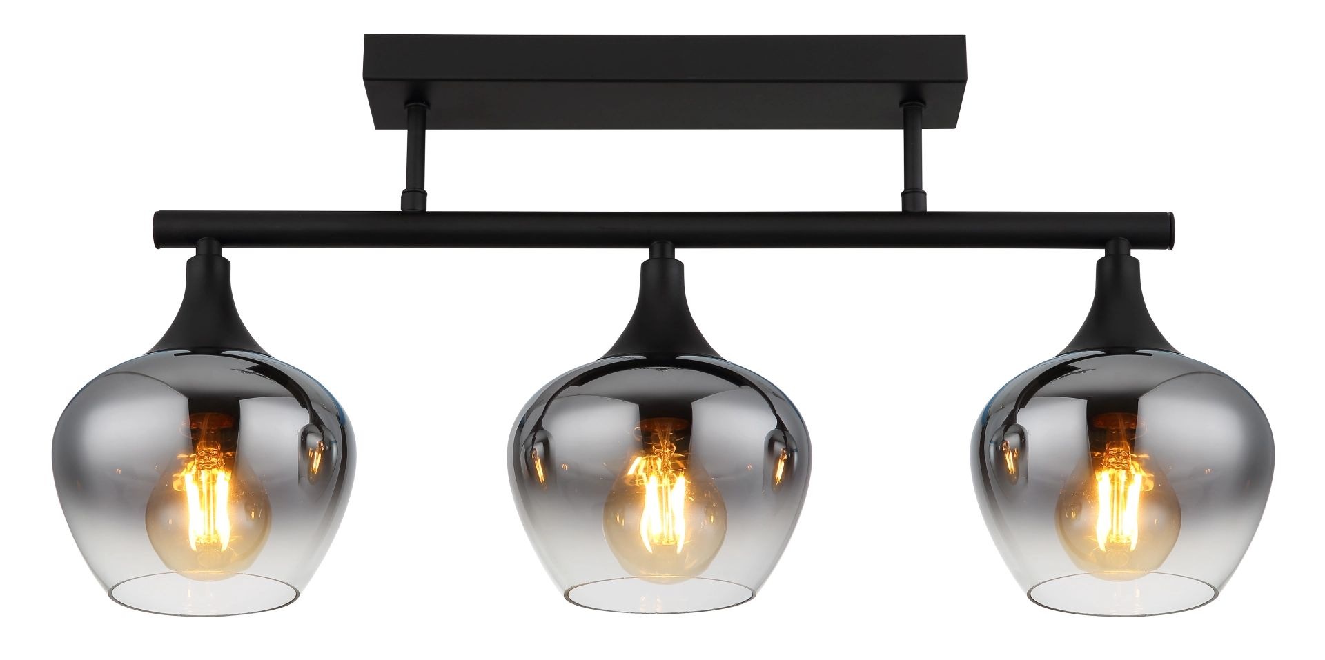 GLOBO LIGHTING Deckenleuchte »MAXY«, Leuchtmittel E27 | ohne Leuchtmittel, Deckenlampe, Essbereich, Gläser, E27 Fassung