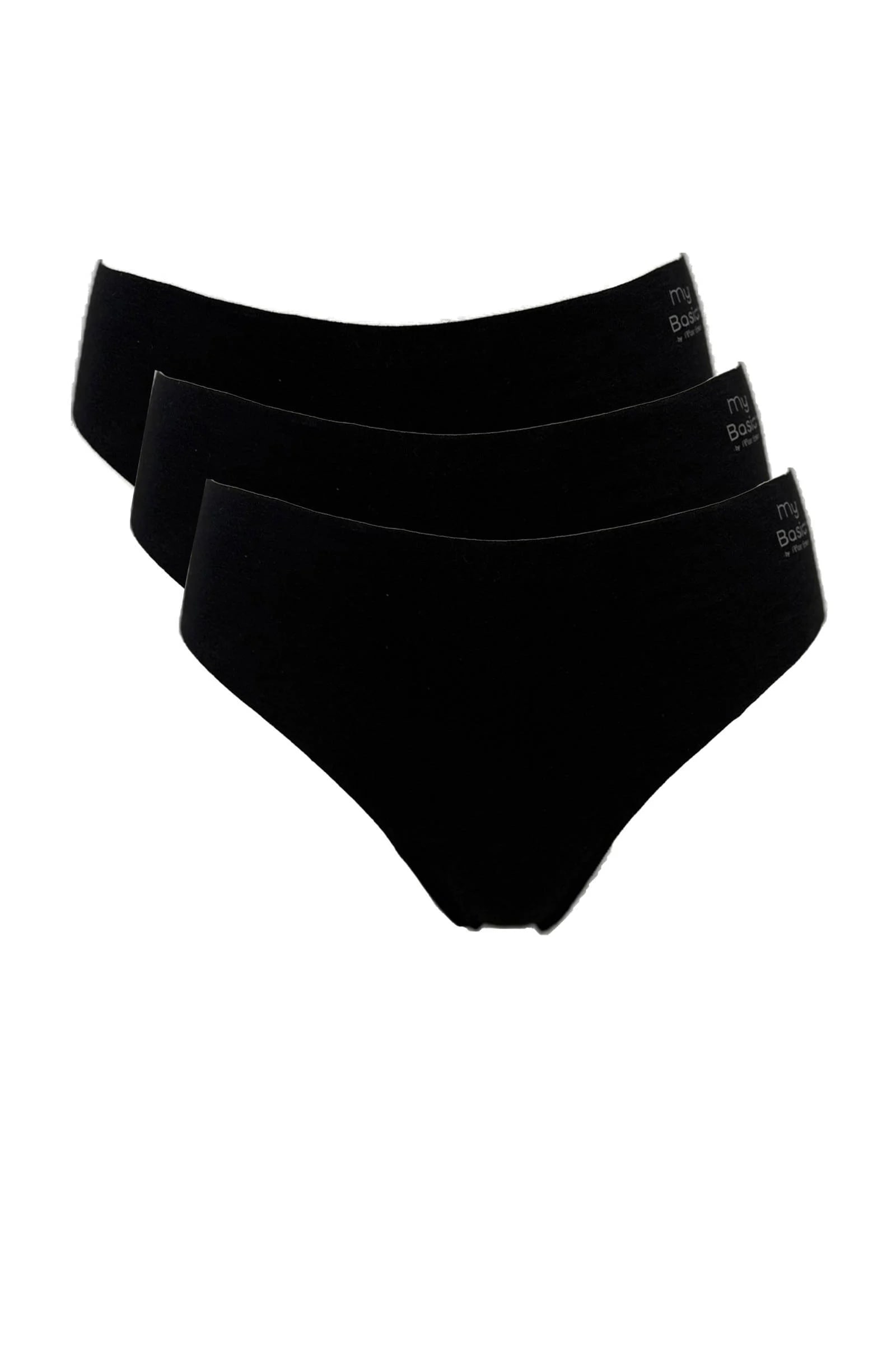 My Basic String »Free cut string« 3er Pack,  basic, eng, elastisch, bequem, weich, mit Logo, Baumwollmix