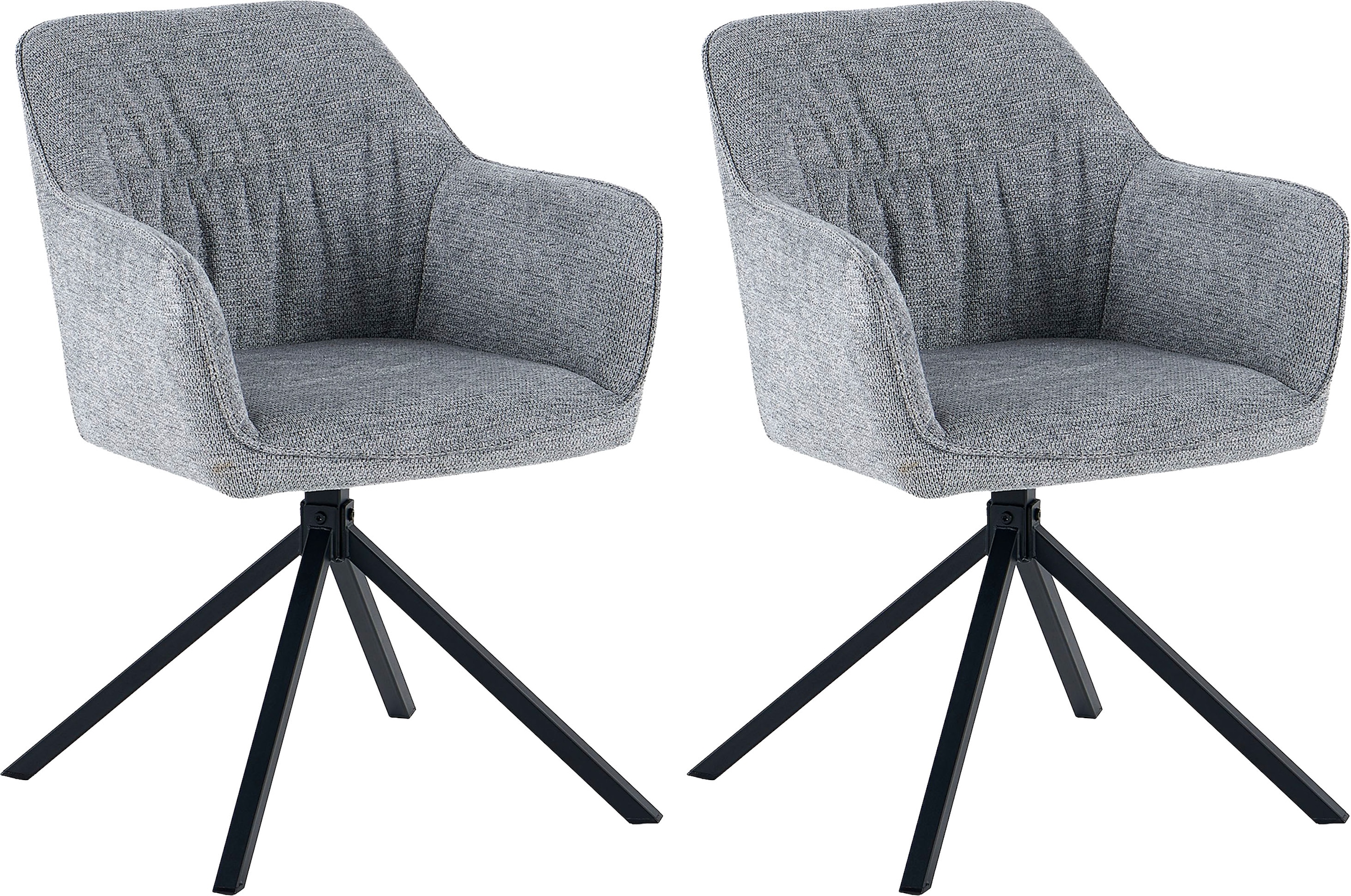 OTTO home Esszimmerstuhl "Turin" (Set) 2 Stk.moderner Stuhl, 360 Grad drehb günstig online kaufen