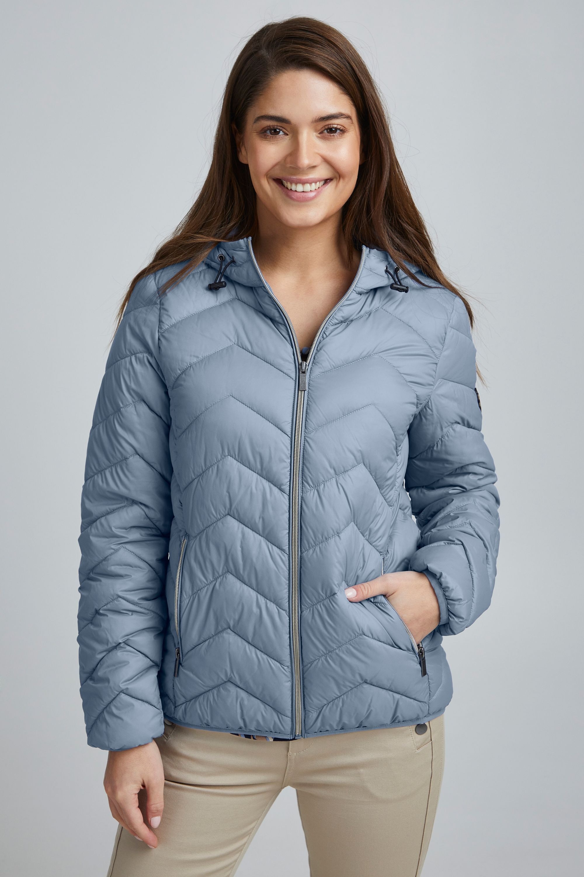 fransa Steppjacke »Steppjacke FRBapadding«, mit Kapuze