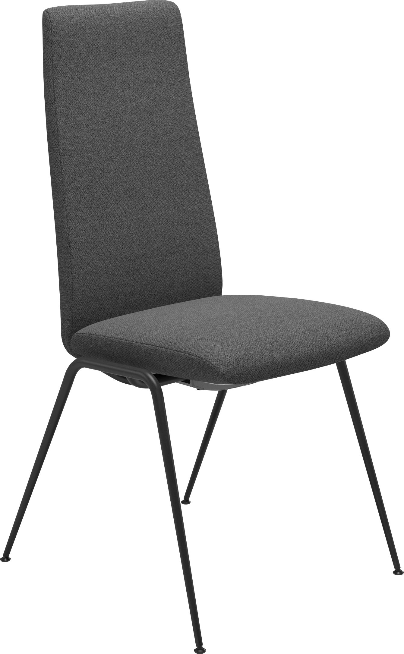 Stressless® Polsterstuhl »Laurel«, ROHLEDER Stoff Q2 FARON, High Back, Größe M, mit Beinen aus Stahl in Schwarz matt