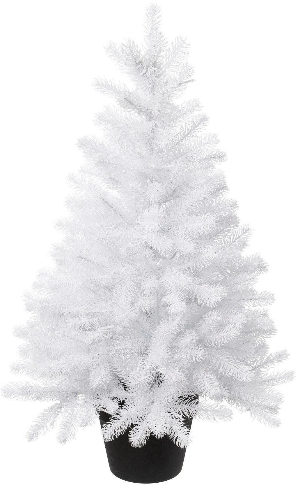 Creativ deco Künstlicher Weihnachtsbaum "Weihnachtsdeko, künstlicher Christbaum, Tannenbaum", im Topf