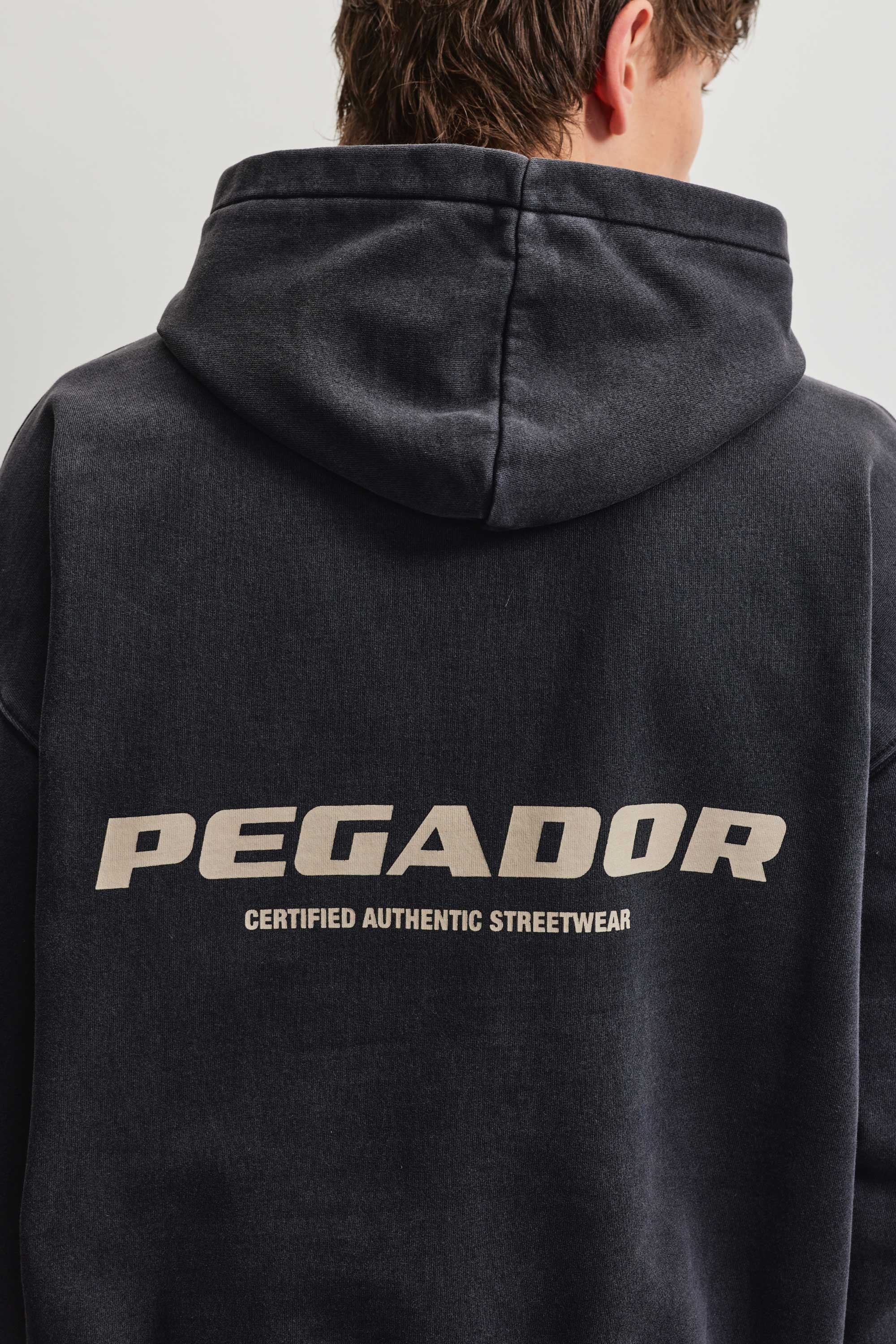PEGADOR Kapuzensweatshirt »COLNE LOGO OVERSIZED HOODIE«, Baumwollmischung, oversize
