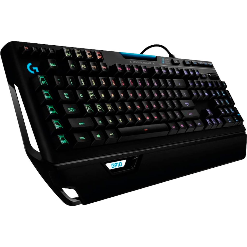 Logitech G Gaming-Tastatur »G910 RGB MECHANISCHE GAMING-TASTATUR«